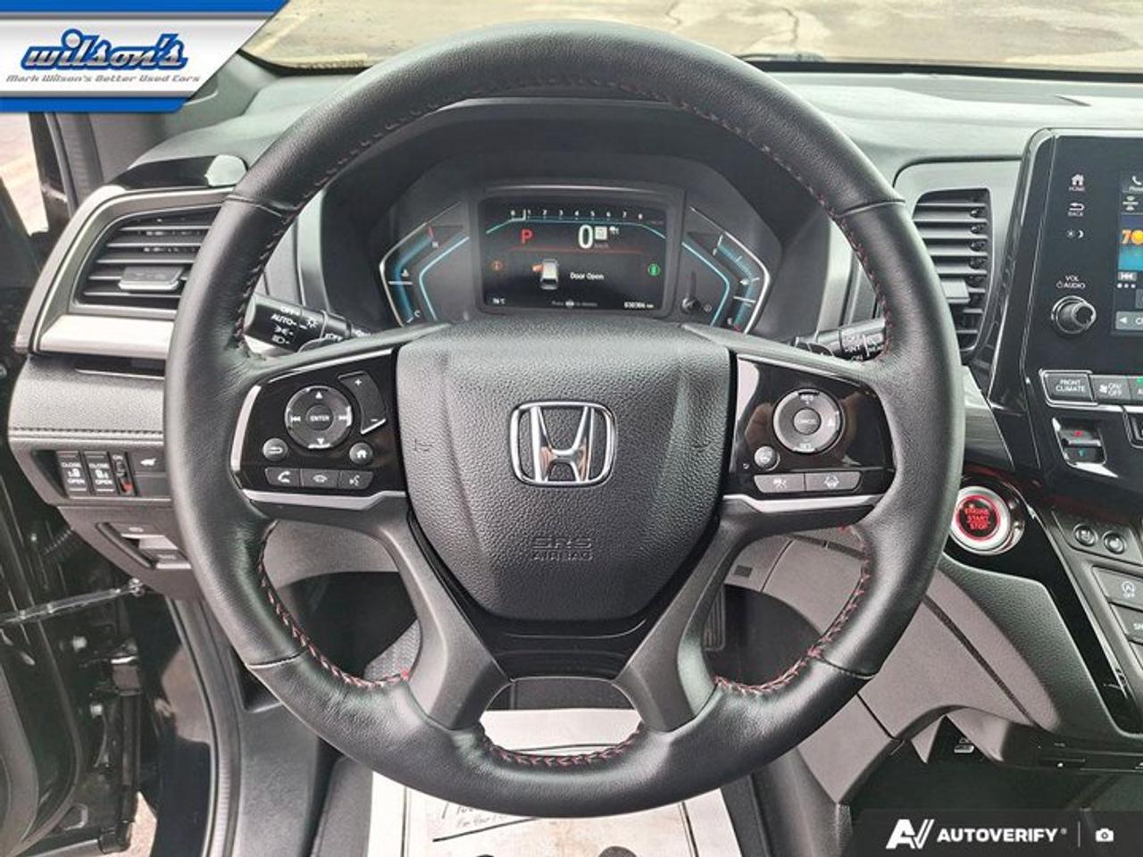 2024 Honda Odyssey Black Edition | Leather | Nav | Sunroof | DVD | Heated Seats + Ventilated Seats | and More ! Photo