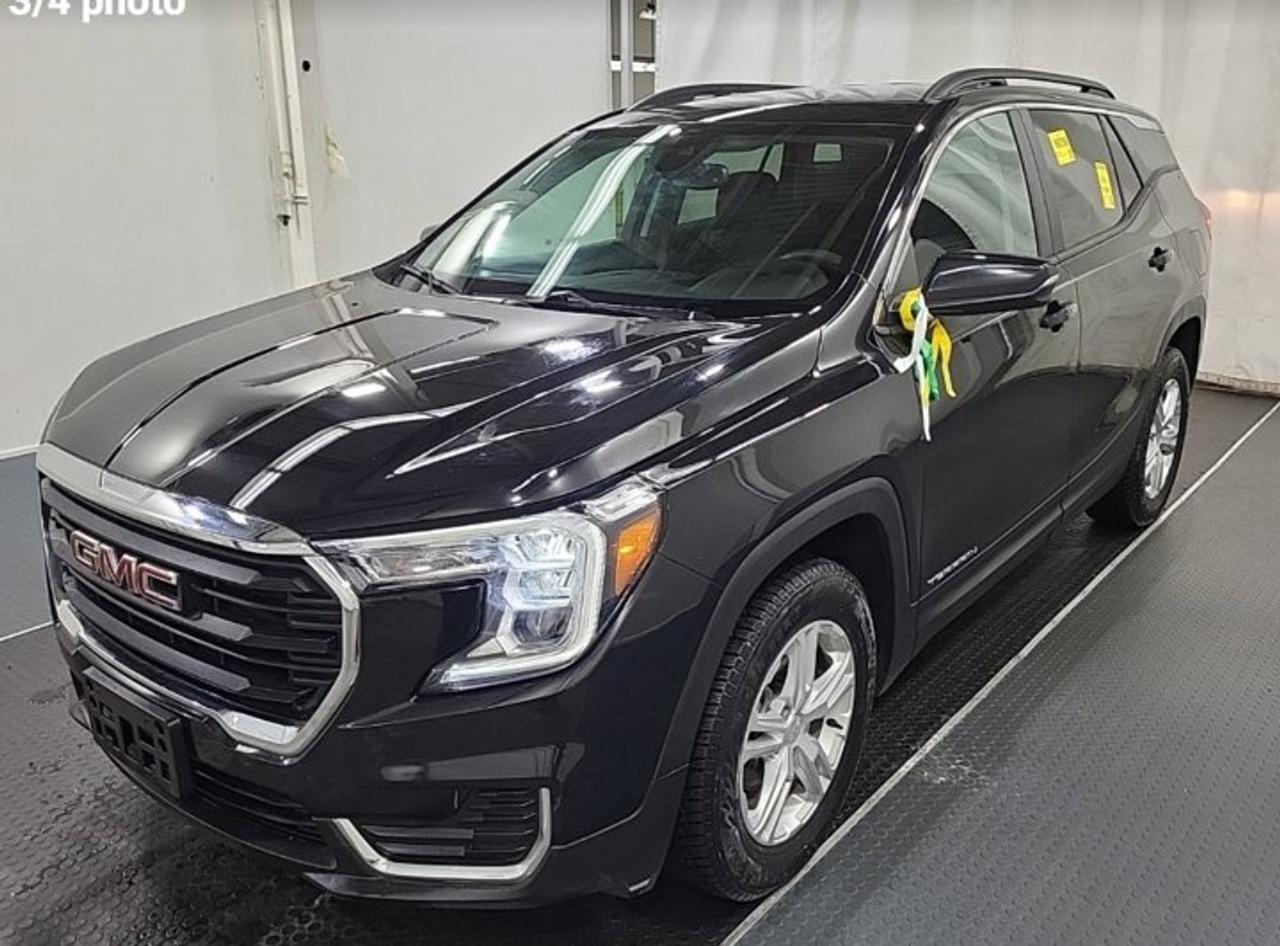 Check out this certified 2023 GMC Terrain SLE AWD | Adaptive Cruise | Power Liftgate | CarPlay + Android Auto | Rear Camera | Alloy Wheels | . Its Automatic transmission and 1.5L engine will keep you going. This GMC Terrain has the following options: Reverse Camera, Air Conditioning, Adaptive Cruise, Tilt Steering Wheel, Steering Radio Controls, Power Windows, Power Locks, Power Lift Gate, Traction Control, and Power Mirrors. Test drive this vehicle at Mark Wilsons Better Used Cars, 5055 Whitelaw Road, Guelph, ON N1H 6J4.MASSIVE SELECTION: 500+ vehicles in ONE LOCATION, all Live Market Priced for the best value!STRAIGHTFORWARD & TRANSPARENT PRICING: Our Advertised Price INCLUDES:Safety Certification! (No separate certification fee upcharge).FREE Carfax History Report!NO upcharge for paying cash!CONFIDENCE & PEACE OF MIND: 30-Day/3,000 km Warranty INCLUDED! Plus a 5-Day Exchange Privilege!*EASY FINANCING: Better-than-bank rates, $0 Down, and 3 Months No Payments available OAC. BAD CREDIT APPROVED HERE!WE BUY CARS: Get Top Dollar for your trade, or sell us your vehicle for CASH even if you dont buy ours!www.shopwilsons.comAn Honest, Transparent Buying Experience. Trusted in business since 1961!(Cash Prices Exclude HST and Licensing Fees only.)