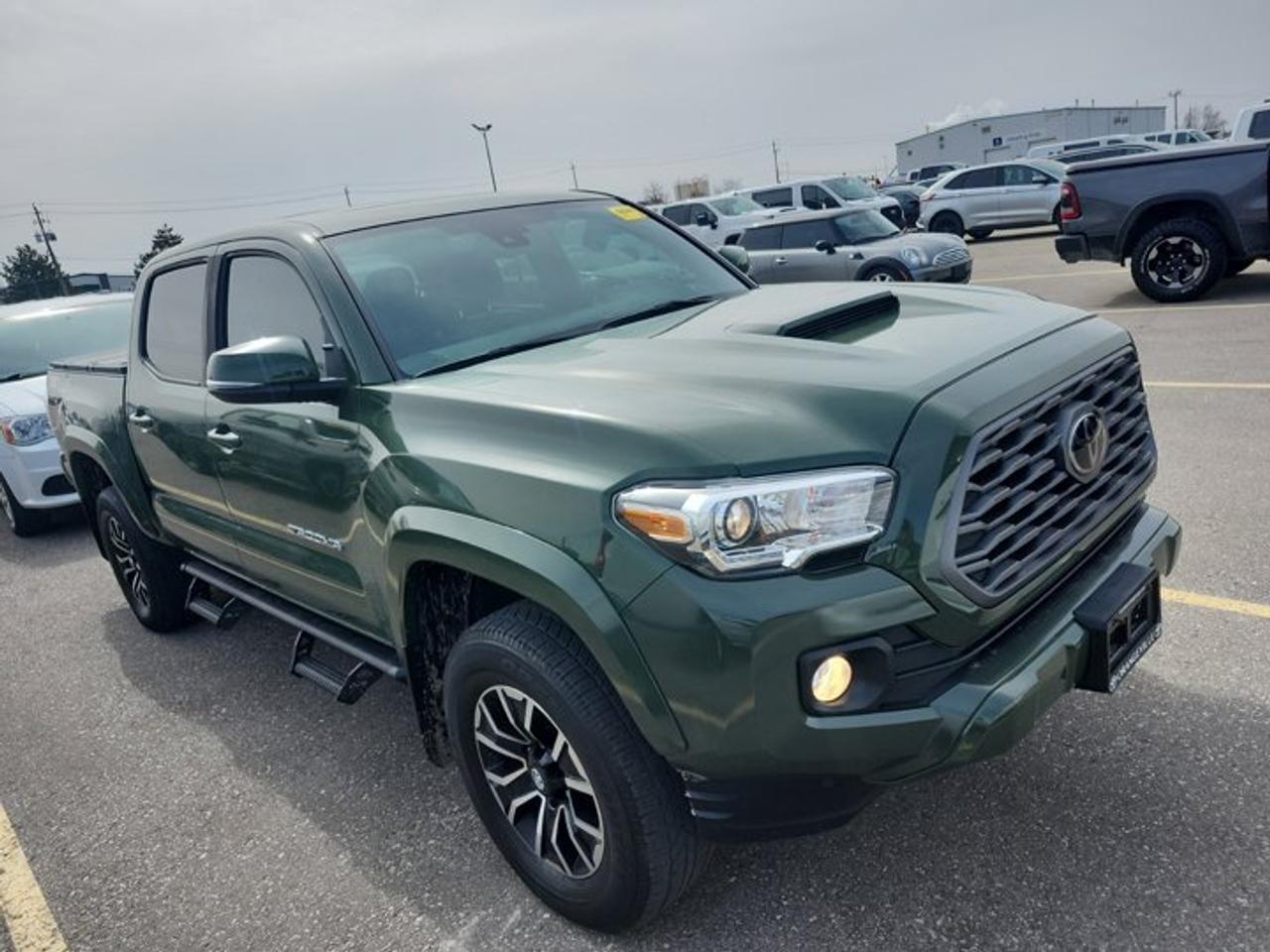 Look at this certified 2021 Toyota Tacoma TRD Sport Premium | 6-Speed Manual | Leather | Sunroof | Heated Seats | BSM | Carplay | and More !. Its Manual transmission and 3.5 L engine will keep you going. This Toyota Tacoma comes equipped with these options: Sunroof, Leather, Apple Car Play, Air Conditioning, Heated Seats, Tilt Steering Wheel, Steering Radio Controls, Power Windows, Power Locks, and Traction Control. See it for yourself at Mark Wilsons Better Used Cars, 5055 Whitelaw Road, Guelph, ON N1H 6J4.MASSIVE SELECTION: 500+ vehicles in ONE LOCATION, all Live Market Priced for the best value!STRAIGHTFORWARD & TRANSPARENT PRICING: Our Advertised Price INCLUDES:Safety Certification! (No separate certification fee upcharge).FREE Carfax History Report!NO upcharge for paying cash!CONFIDENCE & PEACE OF MIND: 30-Day/3,000 km Warranty INCLUDED! Plus a 5-Day Exchange Privilege!*EASY FINANCING: Better-than-bank rates, $0 Down, and 3 Months No Payments available OAC. BAD CREDIT APPROVED HERE!WE BUY CARS: Get Top Dollar for your trade, or sell us your vehicle for CASH even if you dont buy ours!www.shopwilsons.comAn Honest, Transparent Buying Experience. Trusted in business since 1961!(Cash Prices Exclude HST and Licensing Fees only.)