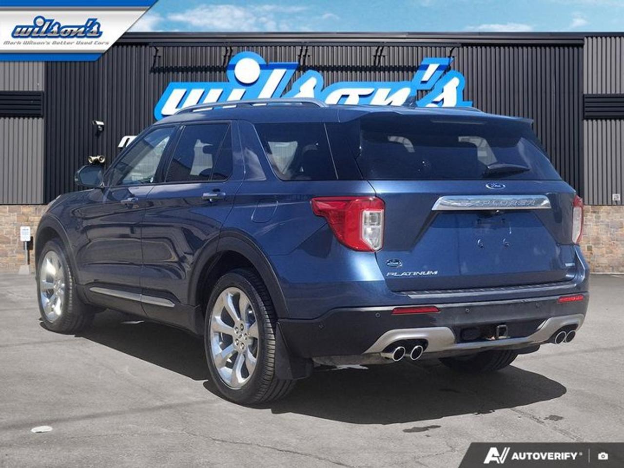 2020 Ford Explorer Platinum | Leather | Pano Roof | Navi | Heated + Ventilated Seats | Heated Steering | and More ! Photo
