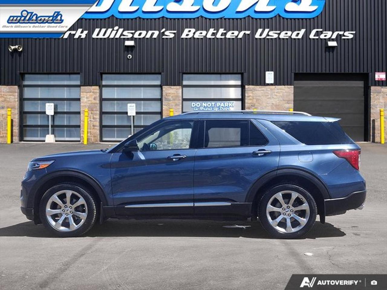 2020 Ford Explorer Platinum | Leather | Pano Roof | Navi | Heated + Ventilated Seats | Heated Steering | and More ! Photo