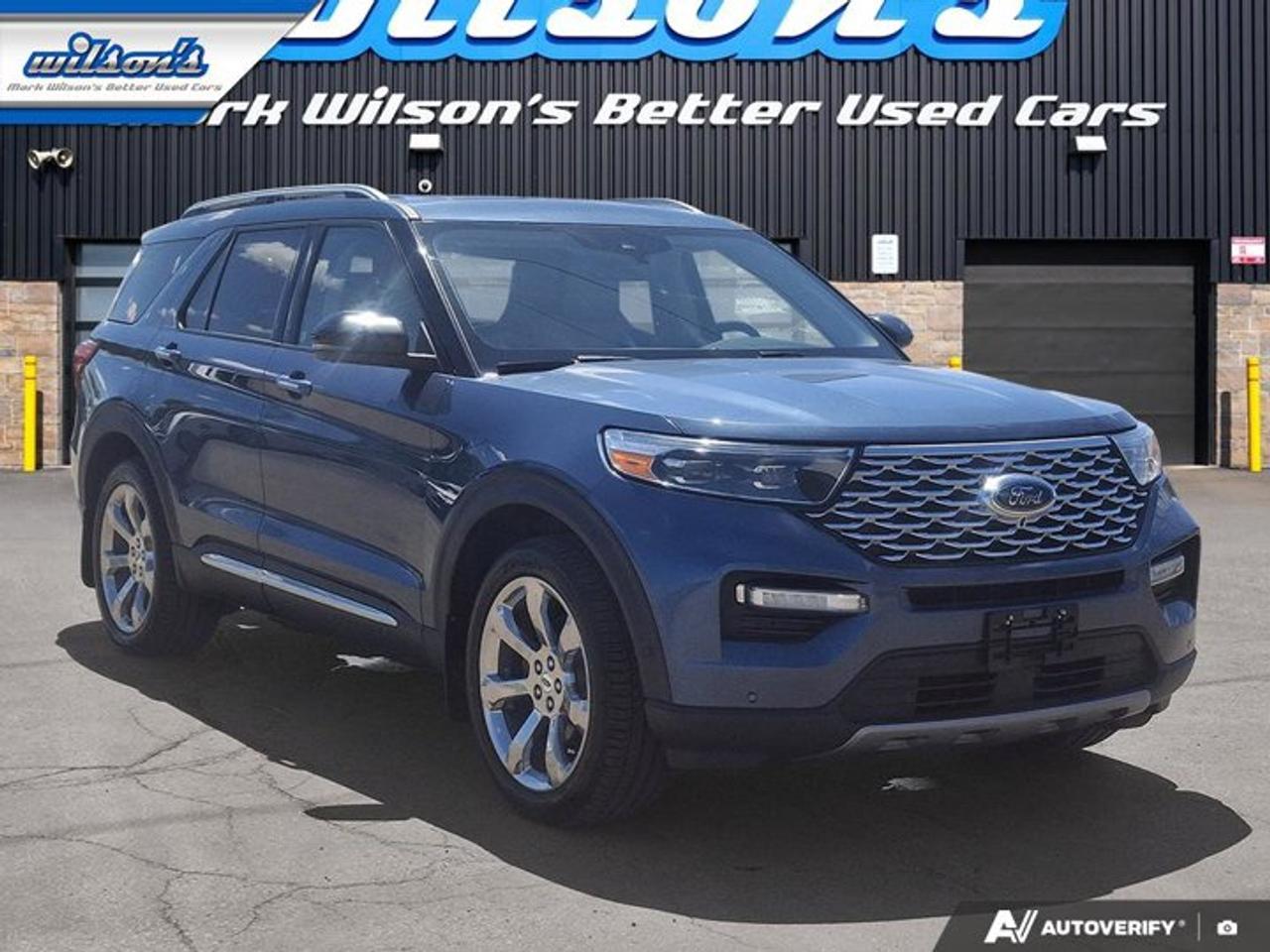 2020 Ford Explorer Platinum | Leather | Pano Roof | Navi | Heated + Ventilated Seats | Heated Steering | and More ! Photo