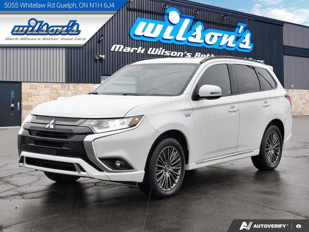 2022 Mitsubishi Outlander Phev Black Edition | Sunroof | Quilted Leather | Heated Seats + Steering | Power Liftgate | and More ! Photo