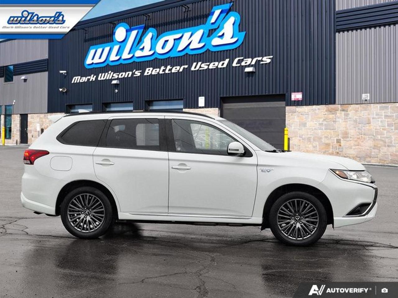 2022 Mitsubishi Outlander Phev Black Edition | Sunroof | Quilted Leather | Heated Seats + Steering | Power Liftgate | and More ! Photo