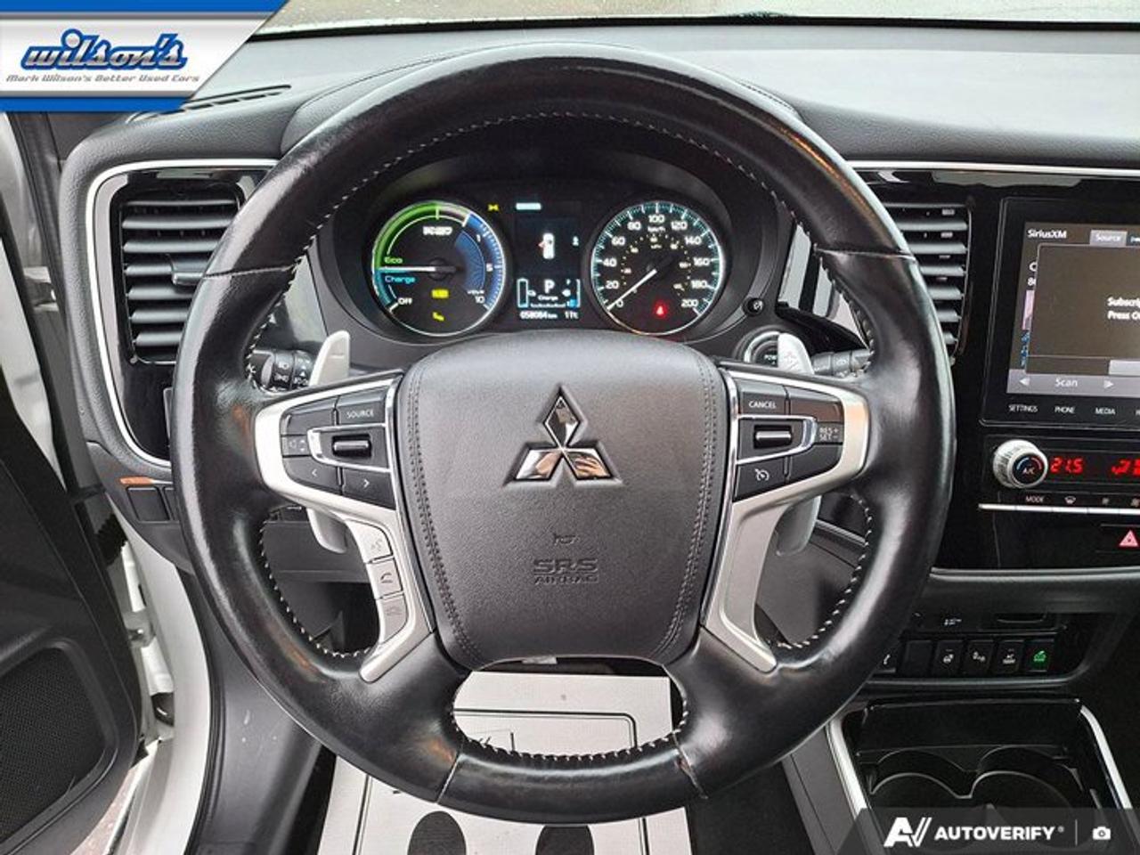 2022 Mitsubishi Outlander Phev Black Edition | Sunroof | Quilted Leather | Heated Seats + Steering | Power Liftgate | and More ! Photo