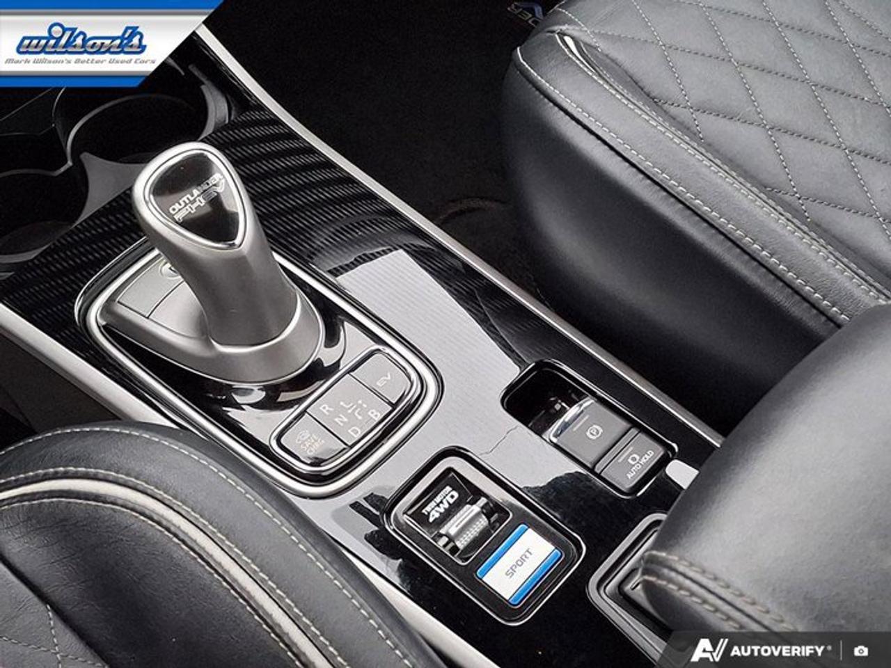 2022 Mitsubishi Outlander Phev Black Edition | Sunroof | Quilted Leather | Heated Seats + Steering | Power Liftgate | and More ! Photo