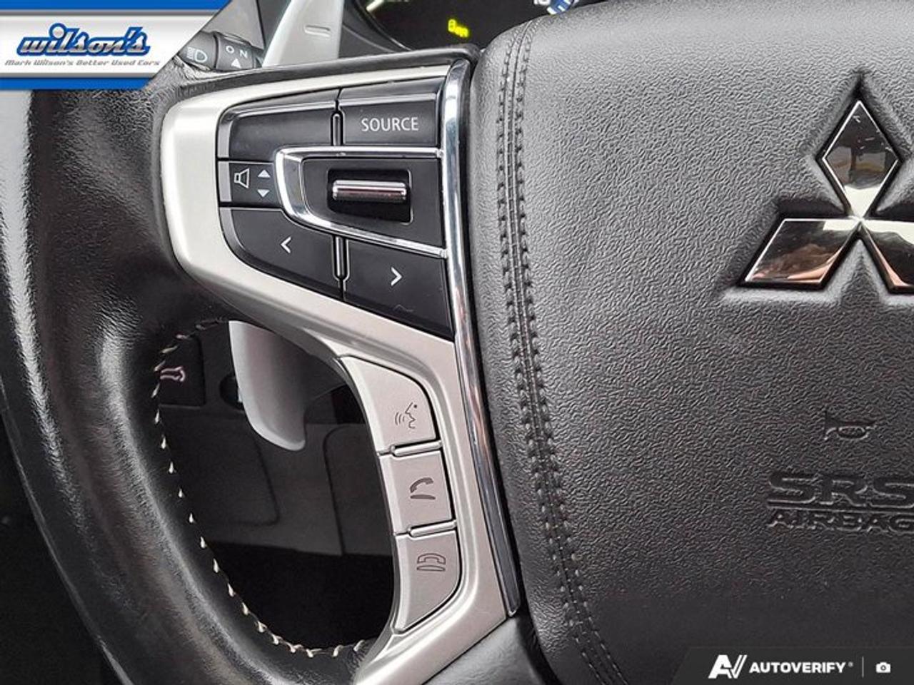 2022 Mitsubishi Outlander Phev Black Edition | Sunroof | Quilted Leather | Heated Seats + Steering | Power Liftgate | and More ! Photo
