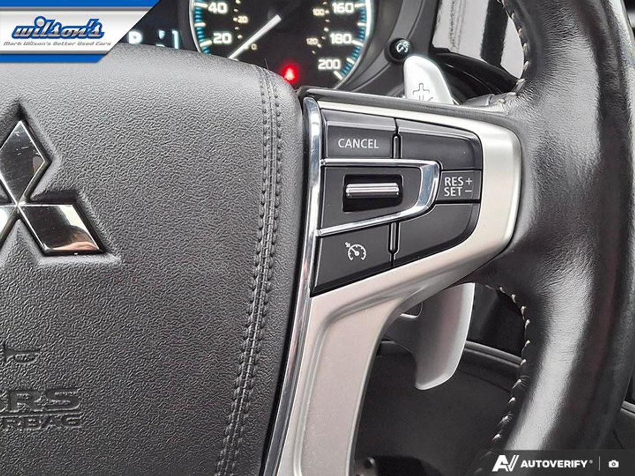 2022 Mitsubishi Outlander Phev Black Edition | Sunroof | Quilted Leather | Heated Seats + Steering | Power Liftgate | and More ! Photo