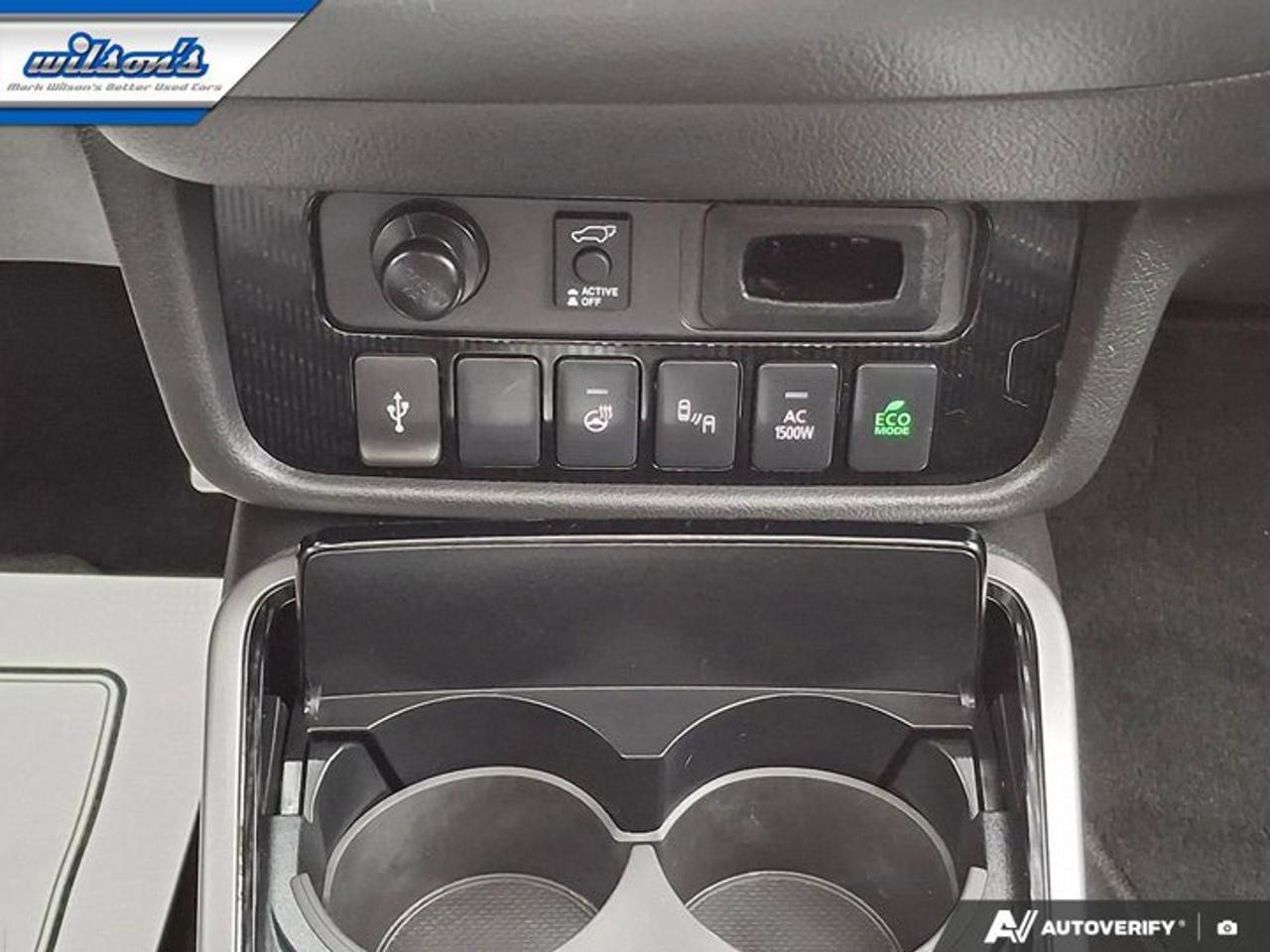 2022 Mitsubishi Outlander Phev Black Edition | Sunroof | Quilted Leather | Heated Seats + Steering | Power Liftgate | and More ! Photo