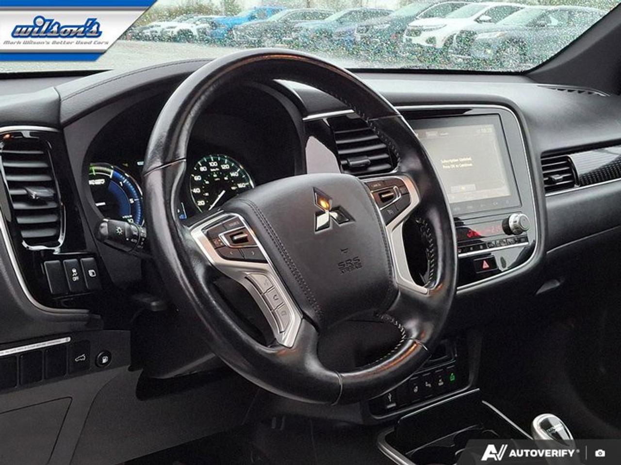 2022 Mitsubishi Outlander Phev Black Edition | Sunroof | Quilted Leather | Heated Seats + Steering | Power Liftgate | and More ! Photo