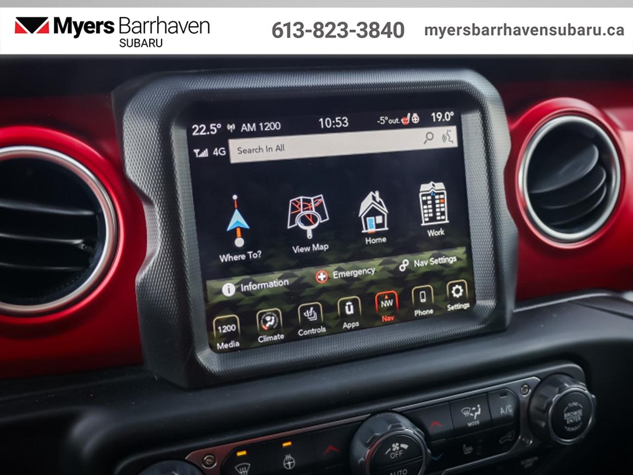 2023 Jeep Wrangler Unlimited Rubicon  -  Navigation Photo
