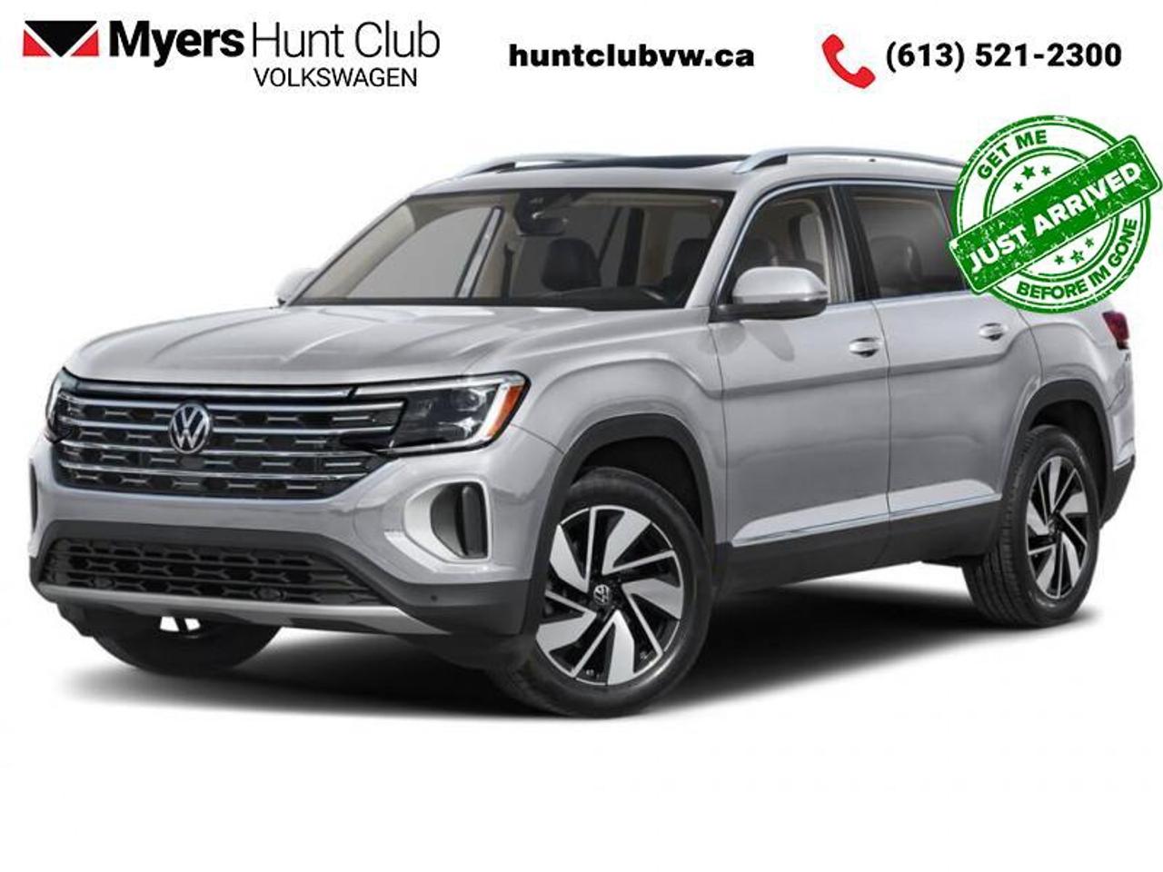 <b>Leather Seats!</b><br> <br> <br> <br>The 2026 Volkswagen Atlas adapts smoothly from weekday errands to full-family getaways thanks to its flexible usability and spacious layout. <br> <br>From the outside, the Atlas features a rugged stance, refined bodywork and modern lighting that give it bold SUV appeal. Inside, the cabin offers generous space across all three rows, intuitive connectivity and seating designed for both passengers and cargo. With its spacious utility, smart features and Volkswagens commitment to quality, the Atlas delivers a well-rounded choice for drivers seeking practicality without compromise.<br> <br>This Silver Mist Metallic SUV has an Automatic transmission and is powered by a 269HP 2.0L 4 Cylinder Engine. <br> <br> Our Atlass trim level is Highline. This trim rewards you with a panoramic sunroof, an aerial view camera system, and a 10-speaker harman/kardon audio system. Other standard features include ventilated and heated front seats, heated rear seats, leather upholstery, a heated steering wheel, adaptive cruise control, Car-Net 4G LTE, remote engine start, a power liftgate for rear cargo access, and a 12-inch infotainment screen with inbuilt navigation, Apple CarPlay and Android Auto. Safety features also include lane keep assist with lane departure warning, collision mitigation, blind spot alert, front and rear parking sensors, and forward collision mitigation. This vehicle has been upgraded with the following features: Leather Seats.<br><br> <br>To apply right now for financing use this link: <a href=https://www.huntclubvw.com/requests/credit.html target=_blank>https://www.huntclubvw.com/requests/credit.html</a><br><br> <br/>    Incentives expire 2026-03-31.  See dealer for details. <br> <br>At Myers Hunt Club Volkswagen, our focus is customers like you. Our dedicated service, parts, and sales team are here to make your automotive experience a special one. We are very proud of our achievements and awards over the last 25 years and are committed to providing the same great service to our present and future customers. If youre looking for a vehicle, Myers Hunt Club Volkswagen is your destination for new, used, and certified pre-owned Volkswagen vehicles as well as other makes and models. Whatever your needs, we can help you here at Myers Hunt Club Volkswagen. </br><br> Come by and check out our fleet of 80+ used cars and trucks and 140+ new cars and trucks for sale in Gloucester.  o~o