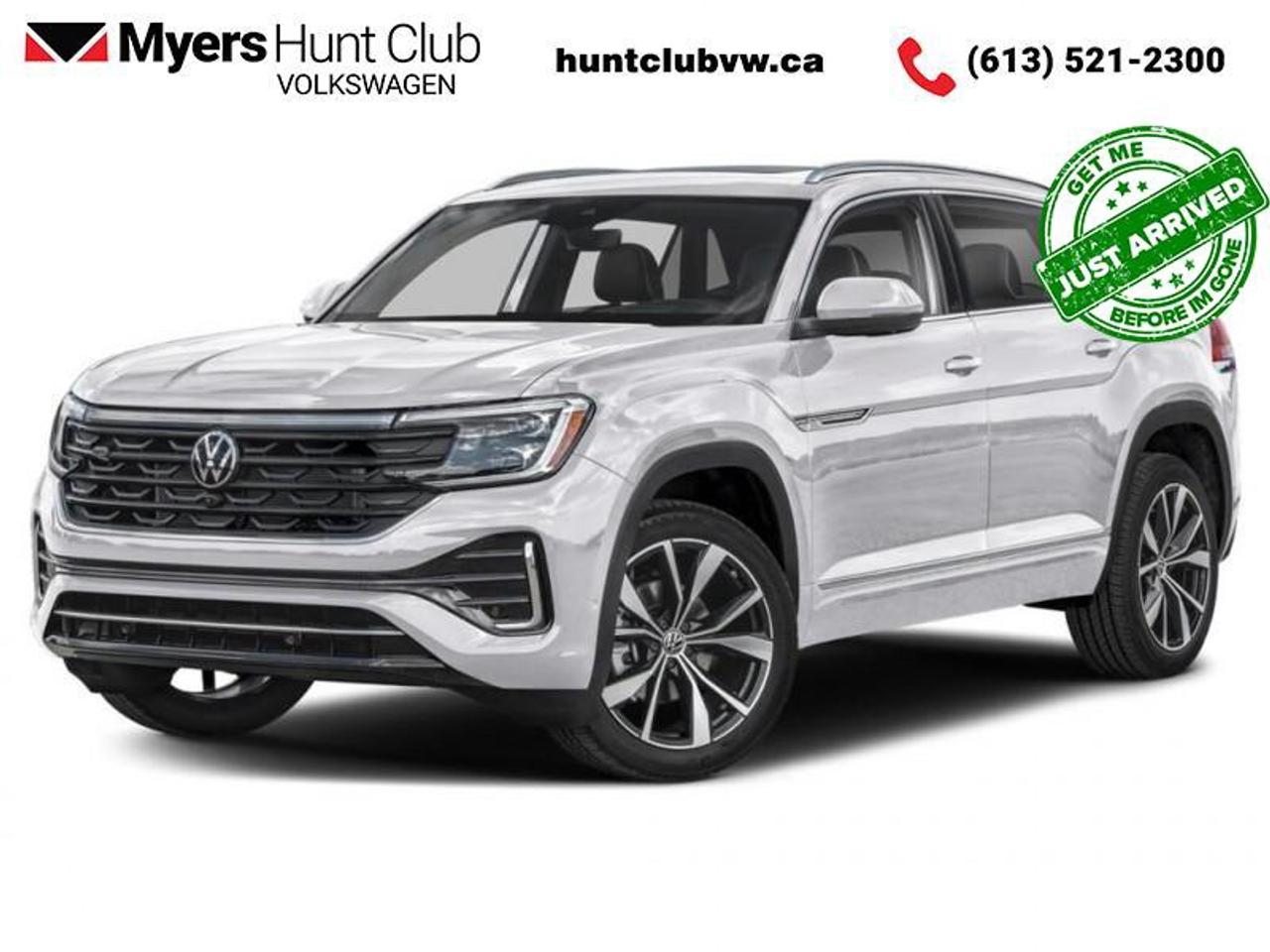 <b>Massaging Seats,  Sunroof,  Navigation,  360 Camera,  Leather Seats!</b><br> <br> <br> <br>The 2026 Volkswagen Atlas Cross Sport adapts smoothly from city errands to weekend missions thanks to its flexible usability and modern appeal. <br> <br>From the outside, the Atlas Cross Sport showcases a bold two-row SUV silhouette, sculpted lines and a commanding stance that merge style with presence. Inside, the cabin offers premium materials, intuitive connectivity and comfortable seating designed with both driver and passengers in mind. With its thoughtful design, smart features and Volkswagens dedication to quality, the Atlas Cross Sport presents itself as a versatile and well-rounded choice in the midsize SUV segment.<br> <br>This Oryx White Pearl Effect SUV has an Automatic transmission and is powered by a 269HP 2.0L 4 Cylinder Engine. <br> <br> Our Atlas Cross Sports trim level is Execline. This trim rewards you with a panoramic sunroof, an aerial view camera system, and a 10-speaker harman/kardon audio system. Other standard features include ventilated and heated front seats with massage function, heated rear seats, leather upholstery, a heated steering wheel, adaptive cruise control, Car-Net 4G LTE, remote engine start, a power liftgate for rear cargo access, and a 12-inch infotainment screen with inbuilt navigation, Apple CarPlay and Android Auto. Safety features also include lane keep assist with lane departure warning, collision mitigation, blind spot alert, front and rear parking sensors, and forward collision mitigation. This vehicle has been upgraded with the following features: Massaging Seats, Sunroof, Navigation, 360 Camera, Leather Seats, Premium Audio, Cooled Seats.<br><br> <br>To apply right now for financing use this link: <a href=https://www.huntclubvw.com/requests/credit.html target=_blank>https://www.huntclubvw.com/requests/credit.html</a><br><br> <br/>    Incentives expire 2026-03-31.  See dealer for details. <br> <br>At Myers Hunt Club Volkswagen, our focus is customers like you. Our dedicated service, parts, and sales team are here to make your automotive experience a special one. We are very proud of our achievements and awards over the last 25 years and are committed to providing the same great service to our present and future customers. If youre looking for a vehicle, Myers Hunt Club Volkswagen is your destination for new, used, and certified pre-owned Volkswagen vehicles as well as other makes and models. Whatever your needs, we can help you here at Myers Hunt Club Volkswagen. </br><br> Come by and check out our fleet of 80+ used cars and trucks and 140+ new cars and trucks for sale in Gloucester.  o~o