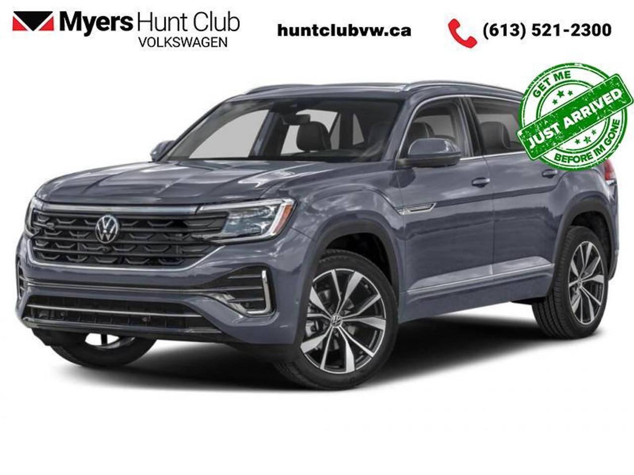 <b>Leather Seats!</b><br> <br> <br> <br>The 2026 Volkswagen Atlas Cross Sport delivers the right mix of two-row comfort, bold SUV styling and practical capability in one refined package. <br> <br>From the outside, the Atlas Cross Sport showcases a bold two-row SUV silhouette, sculpted lines and a commanding stance that merge style with presence. Inside, the cabin offers premium materials, intuitive connectivity and comfortable seating designed with both driver and passengers in mind. With its thoughtful design, smart features and Volkswagens dedication to quality, the Atlas Cross Sport presents itself as a versatile and well-rounded choice in the midsize SUV segment.<br> <br>This Pure Gray SUV has an Automatic transmission and is powered by a 269HP 2.0L 4 Cylinder Engine. <br> <br> Our Atlas Cross Sports trim level is Execline. This trim rewards you with a panoramic sunroof, an aerial view camera system, and a 10-speaker harman/kardon audio system. Other standard features include ventilated and heated front seats with massage function, heated rear seats, leather upholstery, a heated steering wheel, adaptive cruise control, Car-Net 4G LTE, remote engine start, a power liftgate for rear cargo access, and a 12-inch infotainment screen with inbuilt navigation, Apple CarPlay and Android Auto. Safety features also include lane keep assist with lane departure warning, collision mitigation, blind spot alert, front and rear parking sensors, and forward collision mitigation. This vehicle has been upgraded with the following features: Leather Seats.<br><br> <br>To apply right now for financing use this link: <a href=https://www.huntclubvw.com/requests/credit.html target=_blank>https://www.huntclubvw.com/requests/credit.html</a><br><br> <br/>    Incentives expire 2026-03-31.  See dealer for details. <br> <br>At Myers Hunt Club Volkswagen, our focus is customers like you. Our dedicated service, parts, and sales team are here to make your automotive experience a special one. We are very proud of our achievements and awards over the last 25 years and are committed to providing the same great service to our present and future customers. If youre looking for a vehicle, Myers Hunt Club Volkswagen is your destination for new, used, and certified pre-owned Volkswagen vehicles as well as other makes and models. Whatever your needs, we can help you here at Myers Hunt Club Volkswagen. </br><br> Come by and check out our fleet of 80+ used cars and trucks and 140+ new cars and trucks for sale in Gloucester.  o~o