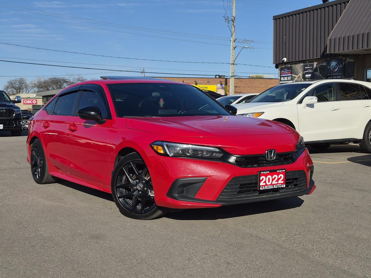Used 2022 Honda Civic Sport SUNROOF AUTO B-TOOTH B-CAMERA BLINDSPOT for sale in Oakville, ON