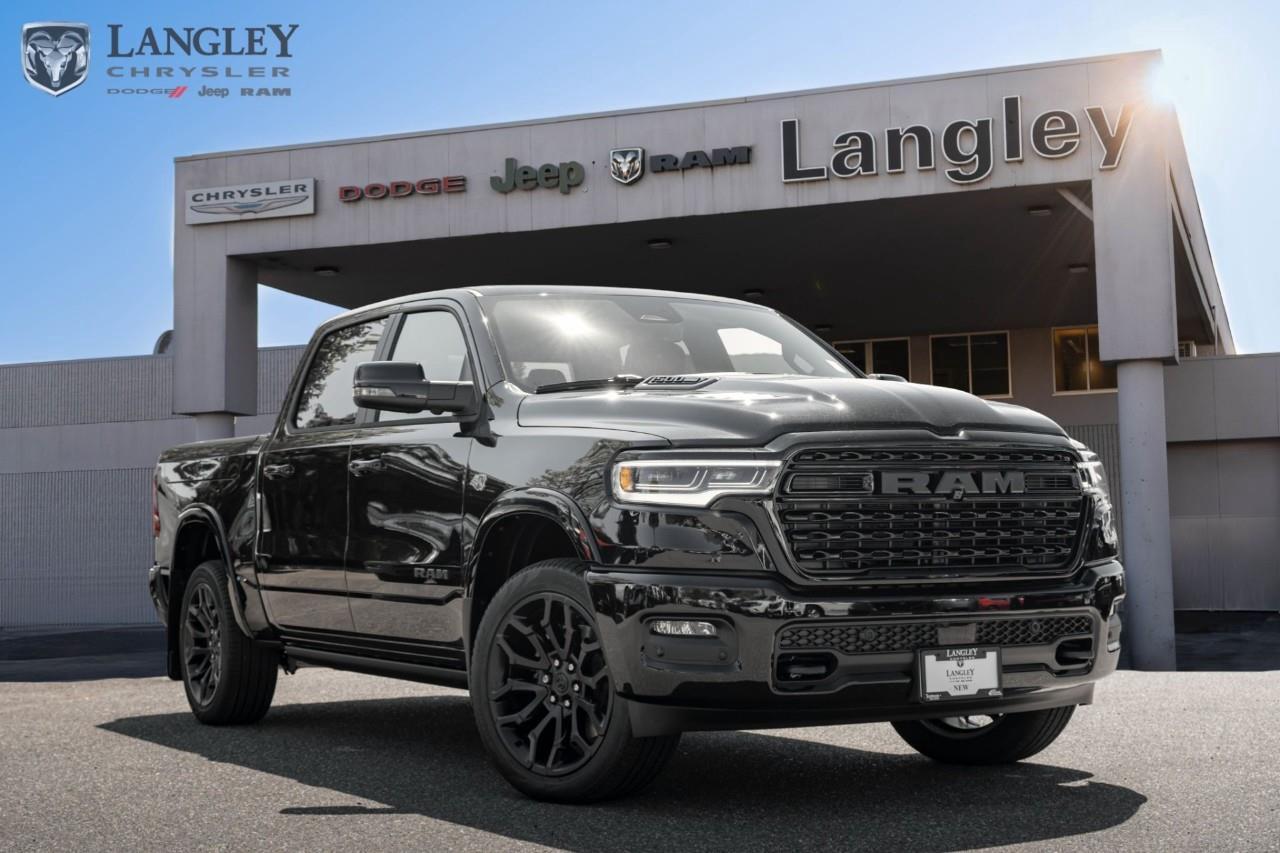 <p><strong>2026 Ram 1500 Limited 4x4 Crew Cab</strong></p><p>A premium, high-performance pickup that blends legendary V8 power with sophisticated capability and modern luxury.</p><ul><li><p>Engine: 5.7L HEMI V8 with eTorque (395 hp, 410 lb-ft torque)</p></li><li><p>Drivetrain: 4x4 with 8-speed automatic transmission</p></li><li><p>Max Towing Capacity: 10,050 lbs</p></li><li><p>Key Feature: eTorque Mild Hybrid System for enhanced performance</p></li></ul><p>Come book a test drive at Langley Chrysler, conveniently located in Langley, British Columbia.</p>*All new vehicle purchases are plus the PDI accessory installs and any price increases provided by the manufacturer. For trucks the accessories will include wheel locks, spray-in liners, and mud flaps. For all other vehicles, wheel locks are standard, other equipment may apply. Confirm with the dealer.

<p>*All prices are net of all manufacturer incentives and/or rebates and are subject to change by the manufacturer without notice. All prices plus applicable taxes, applicable environmental recovery charges, documentation of $599 and full tank of fuel surcharge of $76 if a full tank is chosen.<br />Other items available that are not included in the above price:<br />Tire & Rim Protection and Key fob insurance starting from $599<br />Service contracts (extended warranties) for up to 7 years and 200,000 kms starting from $599<br />Custom vehicle accessory packages, mudflaps and deflectors, tire and rim packages, lift kits, exhaust kits and tonneau covers, canopies and much more that can be added to your payment at time of purchase<br />Undercoating, rust modules, and full protection packages starting from $199<br />Flexible life, disability and critical illness insurances to protect portions of or the entire length of vehicle loan?im?im<br />Financing Fee of $500 when applicable<br />Prices shown are determined using the largest available rebates and incentives and may not qualify for special APR finance offers. See dealer for details. This is a limited time offer.</p>