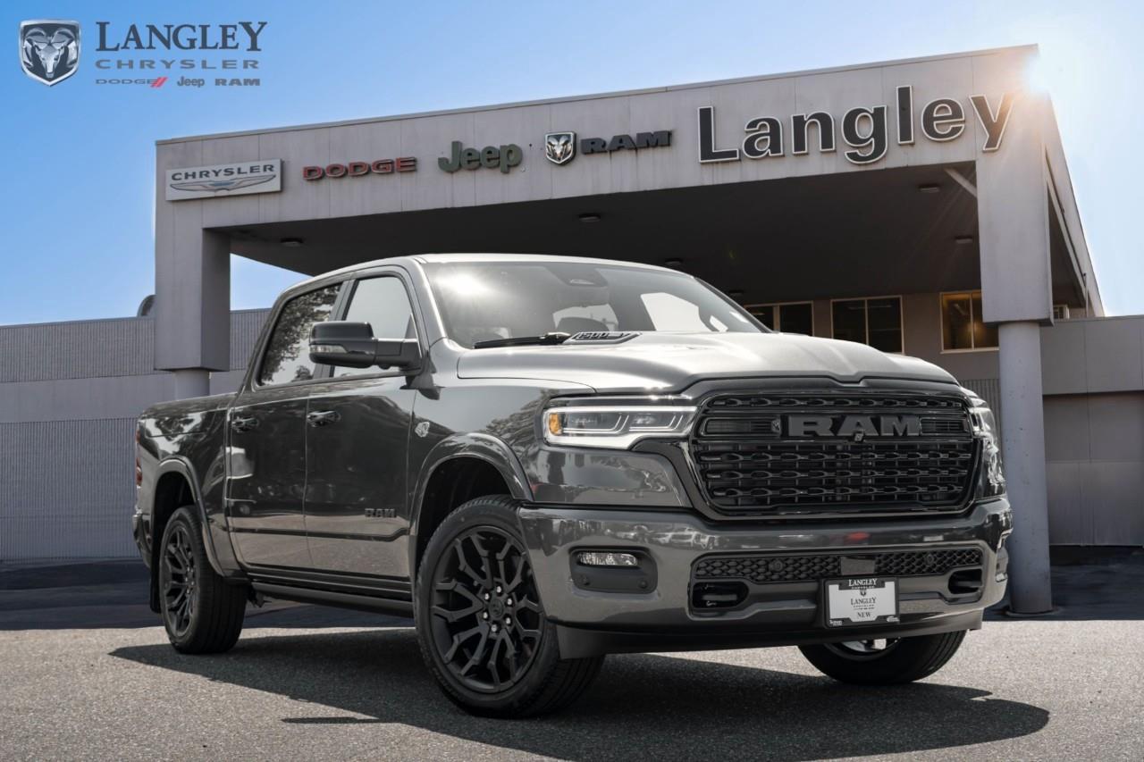<p><strong>2026 Ram 1500 Limited 4x4 Crew Cab</strong></p><p>A premium, high-performance pickup that blends legendary V8 power with sophisticated capability and modern luxury.</p><ul><li><p>Engine: 5.7L HEMI V8 with eTorque (395 hp, 410 lb-ft torque)</p></li><li><p>Drivetrain: 4x4 with 8-speed automatic transmission</p></li><li><p>Max Towing Capacity: 10,050 lbs</p></li><li><p>Key Feature: eTorque Mild Hybrid System for enhanced performance</p></li></ul><p>Come book a test drive at Langley Chrysler, conveniently located in Langley, British Columbia.</p>*All new vehicle purchases are plus the PDI accessory installs and any price increases provided by the manufacturer. For trucks the accessories will include wheel locks, spray-in liners, and mud flaps. For all other vehicles, wheel locks are standard, other equipment may apply. Confirm with the dealer.

<p>*All prices are net of all manufacturer incentives and/or rebates and are subject to change by the manufacturer without notice. All prices plus applicable taxes, applicable environmental recovery charges, documentation of $599 and full tank of fuel surcharge of $76 if a full tank is chosen.<br />Other items available that are not included in the above price:<br />Tire & Rim Protection and Key fob insurance starting from $599<br />Service contracts (extended warranties) for up to 7 years and 200,000 kms starting from $599<br />Custom vehicle accessory packages, mudflaps and deflectors, tire and rim packages, lift kits, exhaust kits and tonneau covers, canopies and much more that can be added to your payment at time of purchase<br />Undercoating, rust modules, and full protection packages starting from $199<br />Flexible life, disability and critical illness insurances to protect portions of or the entire length of vehicle loan?im?im<br />Financing Fee of $500 when applicable<br />Prices shown are determined using the largest available rebates and incentives and may not qualify for special APR finance offers. See dealer for details. This is a limited time offer.</p>