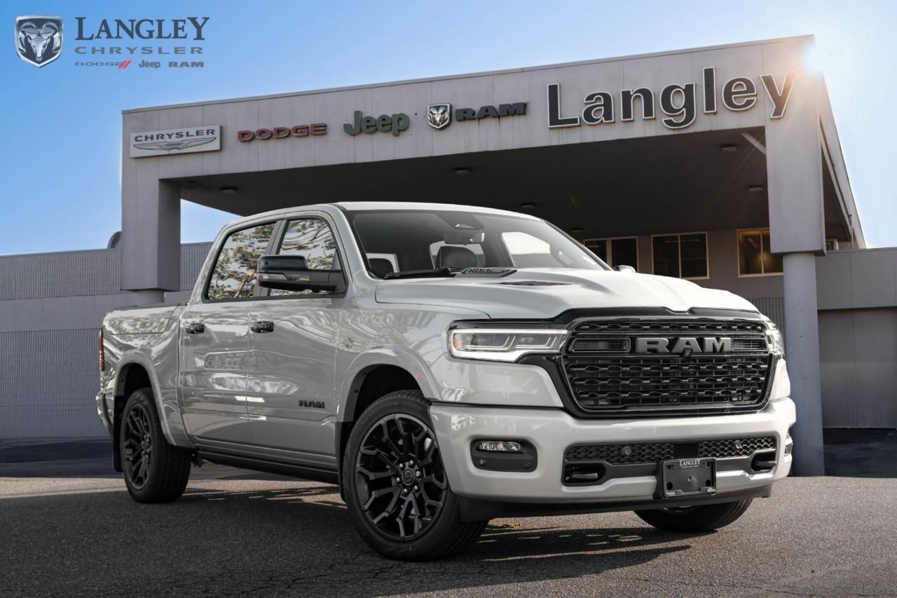 <p><strong>2026 Ram 1500 Limited 4x4 Crew Cab</strong></p><p>A premium, high-performance pickup that blends legendary V8 power with sophisticated capability and modern luxury.</p><ul><li><p>Engine: 5.7L HEMI V8 with eTorque (395 hp, 410 lb-ft torque)</p></li><li><p>Drivetrain: 4x4 with 8-speed automatic transmission</p></li><li><p>Max Towing Capacity: 10,050 lbs</p></li><li><p>Key Feature: eTorque Mild Hybrid System for enhanced performance</p></li></ul><p>Come book a test drive at Langley Chrysler, conveniently located in Langley, British Columbia.</p>*All new vehicle purchases are plus the PDI accessory installs and any price increases provided by the manufacturer. For trucks the accessories will include wheel locks, spray-in liners, and mud flaps. For all other vehicles, wheel locks are standard, other equipment may apply. Confirm with the dealer.

<p>*All prices are net of all manufacturer incentives and/or rebates and are subject to change by the manufacturer without notice. All prices plus applicable taxes, applicable environmental recovery charges, documentation of $599 and full tank of fuel surcharge of $76 if a full tank is chosen.<br />Other items available that are not included in the above price:<br />Tire & Rim Protection and Key fob insurance starting from $599<br />Service contracts (extended warranties) for up to 7 years and 200,000 kms starting from $599<br />Custom vehicle accessory packages, mudflaps and deflectors, tire and rim packages, lift kits, exhaust kits and tonneau covers, canopies and much more that can be added to your payment at time of purchase<br />Undercoating, rust modules, and full protection packages starting from $199<br />Flexible life, disability and critical illness insurances to protect portions of or the entire length of vehicle loan?im?im<br />Financing Fee of $500 when applicable<br />Prices shown are determined using the largest available rebates and incentives and may not qualify for special APR finance offers. See dealer for details. This is a limited time offer.</p>