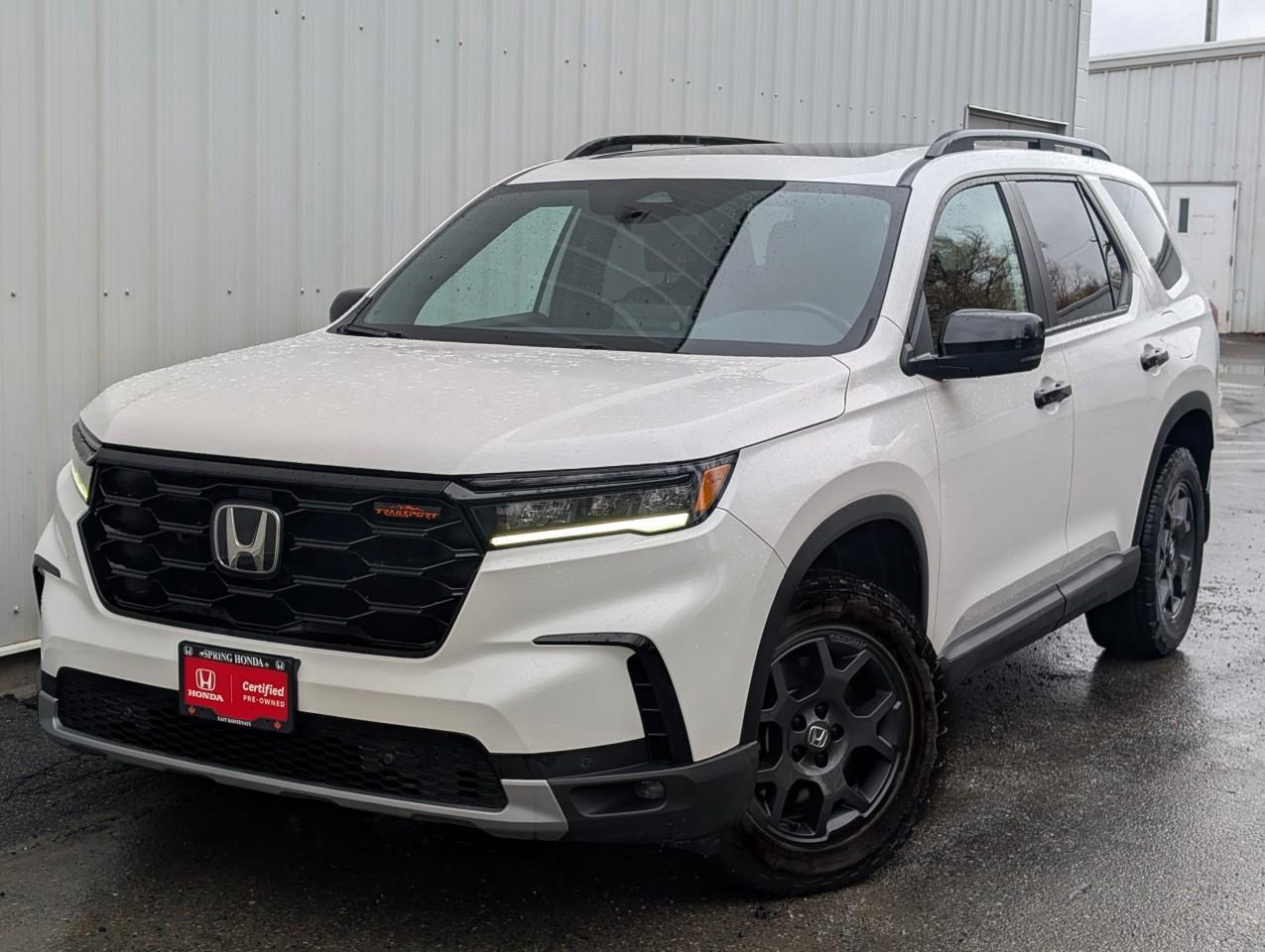 Used 2023 Honda Pilot TrailSport $359 BI-WEEKLY - NO REPORTED ACCIDENTS, EXTENDED WARRANTY, LOW KILOMETRES, LOCAL TRADE for sale in Cranbrook, BC