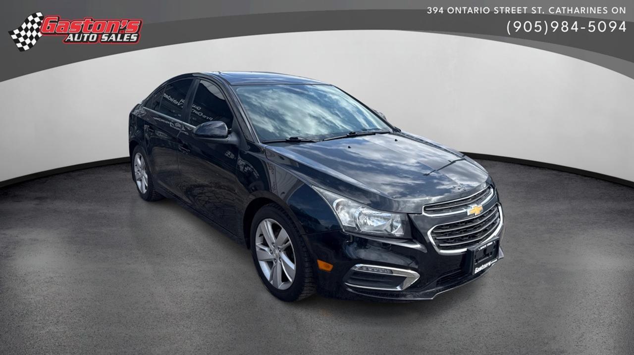 <p class=mb-3 last:mb-0>Discover the perfect balance of power and efficiency with the 2015 Chevrolet CRUZE DIESEL. This sleek and sophisticated ride boasts an impressive array of advanced features, delivering an unparalleled driving experience.</p><ul><li>Diesel engine for impressive fuel economy</li><li>Leather seating for premium comfort</li><li>Reverse camera for easy parking</li><li>Cruise control and power steering for effortless driving</li><li>Satellite radio, power windows/locks/mirrors for modern convenience</li></ul><p class=mb-3 last:mb-0>The 2015 CRUZE DIESEL offers the perfect blend of performance and practicality. With its turbocharged diesel engine, you&rsquo;ll enjoy incredible fuel savings without sacrificing power. The luxurious leather interior and advanced tech features create a truly elevated driving experience. Whether commuting or embarking on a road trip, this CRUZE will get you there in style and comfort.</p><p class=mb-3 last:mb-0>This car is ideal for anyone seeking a dynamic, feature-packed vehicle that seamlessly combines efficiency, sophistication, and driving pleasure. Experience the future of automotive engineering with the 2015 Chevrolet CRUZE DIESEL.</p><ul><li>NEW BRAKES AND ROTORS, TRANSMISSION FLUID SERVICE AND SYNTHETIC OIL CHANGE WITH PURCHASE*</li><li>*** PRICE PLUS HST AND LICENSING NO HIDDEN FEES! INCLUDES CERTIFICATION! *** View our full inventory at gastonsautosales.com ***CARFAX VERIFIED!*** *** FAMILY OWNED AND OPERATED SINCE 1980! PLEASE CALL FOR FINANCING OUR FINANCE DEPARTMENT WILL WORK HARD TO GET YOU THE BEST RATE AND BEST TERM (OAC) *** WE SERVICE WHAT WE SELL! IF WE DO NOT HAVE THE VEHICLE OF YOUR CHOICE ON OUR LOT, ASK DANNY AND HE WILL FIND IT FOR YOU ABSOLUTELY NO OBLIGATIONS! ***Thumbnail author:<br><a href=&rdquo;http://www.freepik.com&rdquo;>Designed by starline / Freepik</a></li></ul>