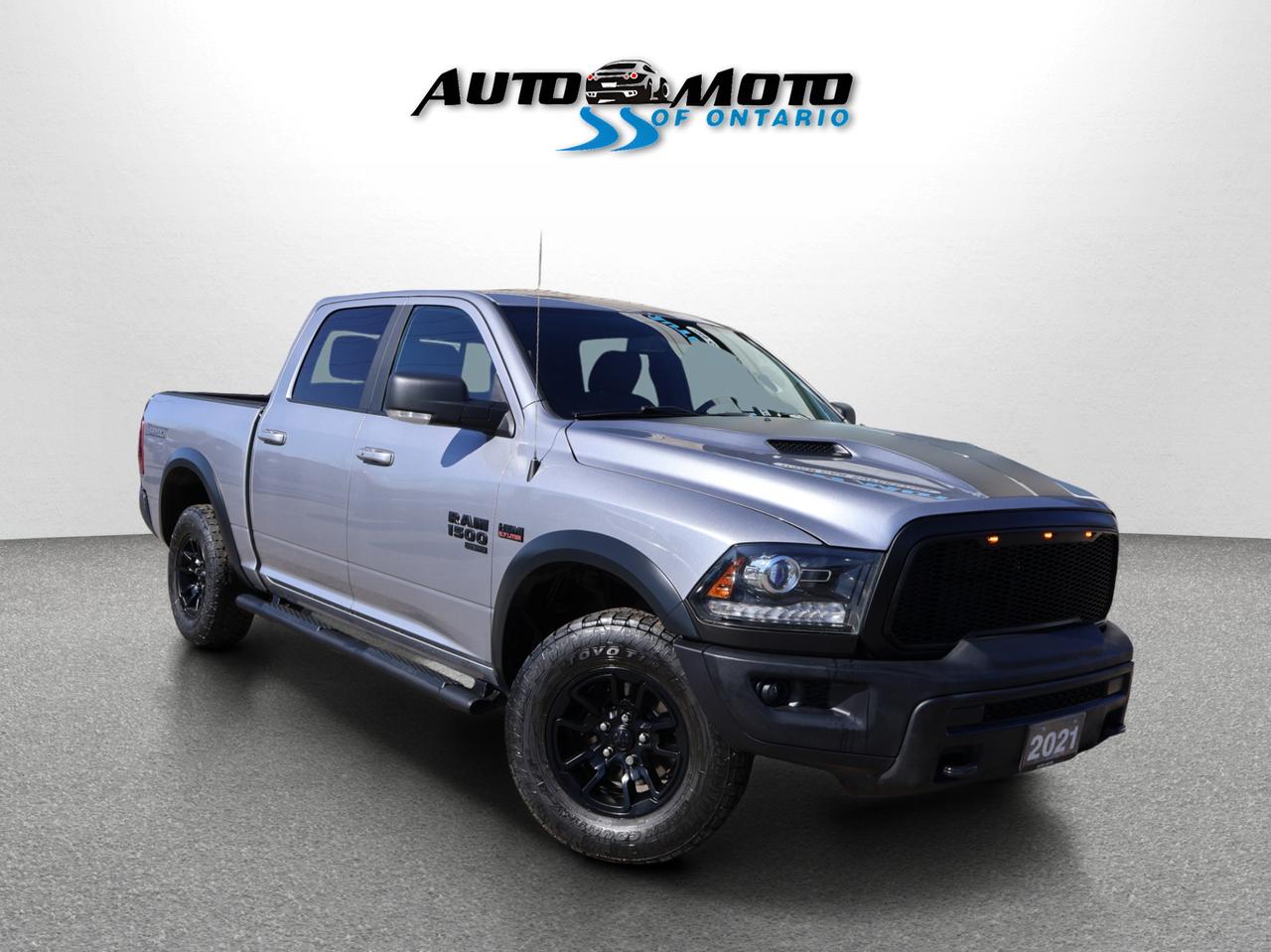 2021 RAM 1500 Classic WARLOCK HEMI 4WD CERTIFIED *1 OWNER*ACCIDENT FREE*DODGE MAINTAIN*  CAMERA BLUETOOTH HEATED SEATS/STEERING CRUISE ALLOYS Photo0