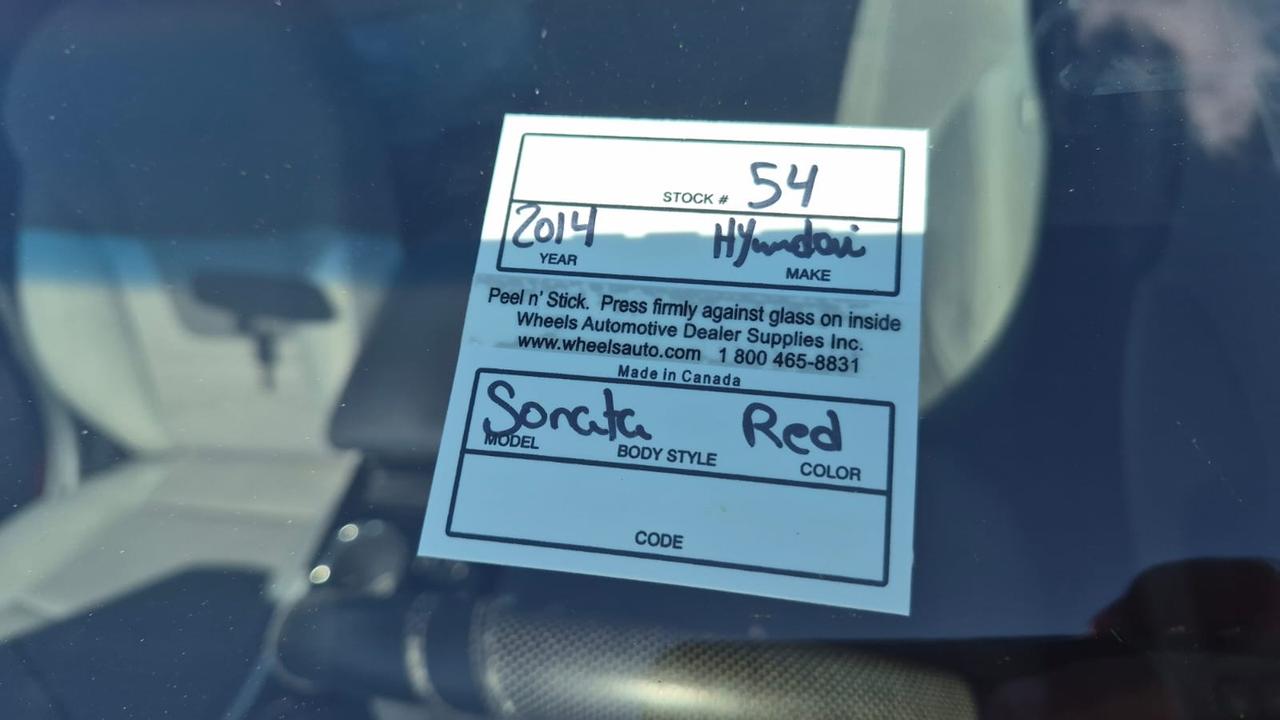 2014 Hyundai Sonata GLS, SEDAN, 2 SETS OF WHEELS, 4 CYL, CERTIFIED Photo