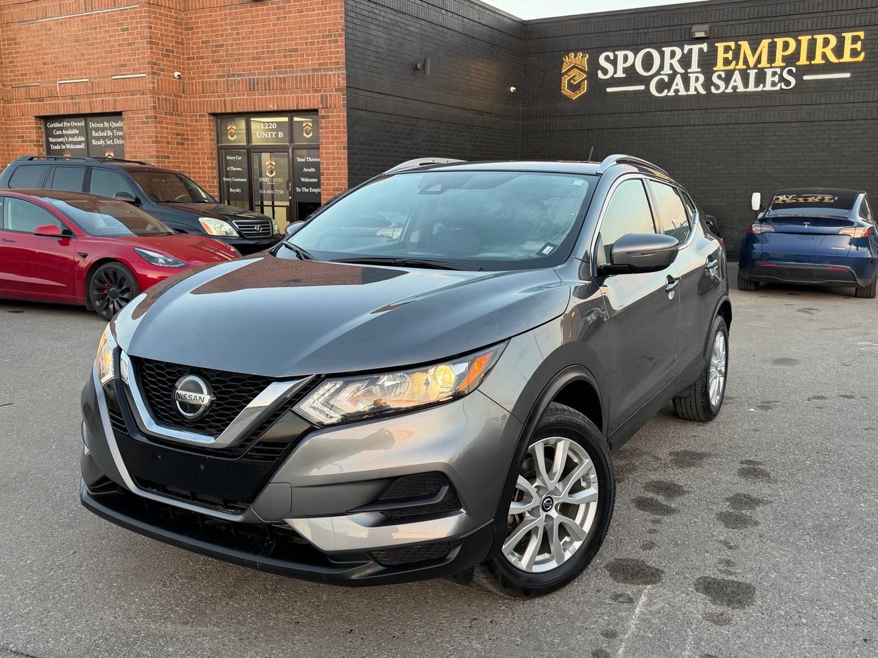 *FULLY LOADED* *AWD* *SV* *HEATED SEATS* *SUNROOF* *AUTOMATIC* *BLIND SPOT MONITORING* *REVERSE CAMERA* Safety Certificate NOT included in the price |SAFETY: $699Year :2023Make: Nissan    Model: Qashqai Trim: AWD SV Kms: 66,741Price: $19,880Sport empire cars Offering a beautiful Nissan Qashqai AWD SV with ONLY 66,741  kms!! For the affordable price of $19,880+HST and licensing. Beautiful Grey exterior with a Black fabric interior. Professionally detailed and ready to go. Perfect combination of reliability, comfort and luxury. Buy with Trust with an Ontario registered dealer. Please note: The listed price is a finance-only special. If you wish to purchase the vehicle with cash, a $1,000 premium will be added to the sale price.** In accordance with OMVIC regulations, please be advised that the vehicle being offered is not currently certified, e-tested or drivable.Certification is available for an additional fee starting from $699. With our safety package the vehicle comes with a 36 day safety standard warranty, complimentary oil change and inspection reportVIN: JN1BJ1BW7PW113161