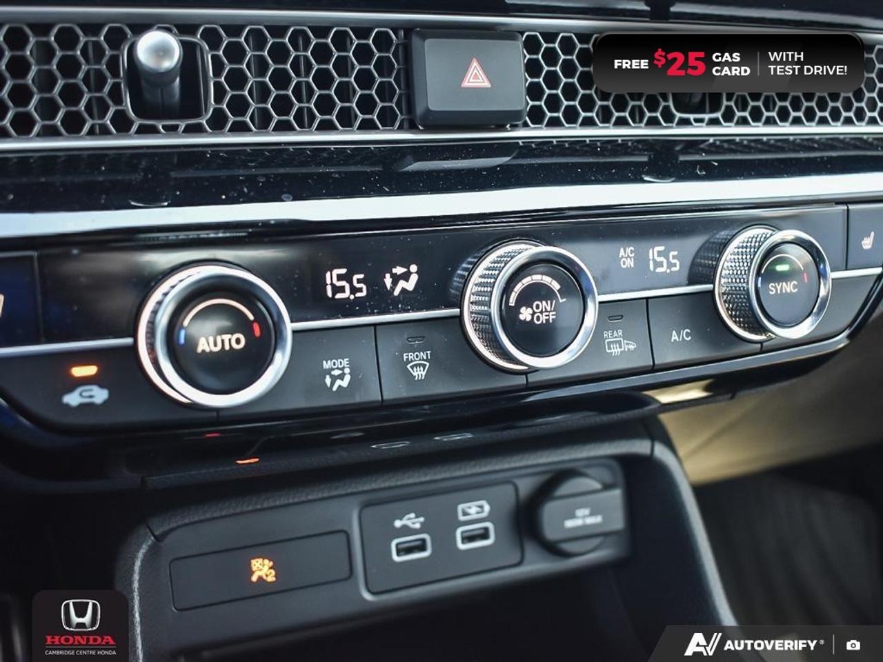 2024 Honda Civic Sport Touring APPLE CARPLAY™/ANDROID AUTO™ | POWER SUNROOF | REARVIEW CAMERA Photo