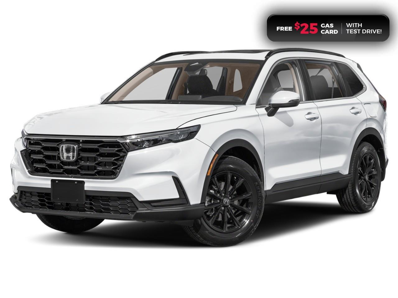 <p><span style=color:rgb( 0 , 0 , 0 )><strong>NOW AVAILABLE! CLEAN CARFAX! ONE PREVIOUS OWNER!</strong></span></p><p><span style=color:rgb( 0 , 0 , 0 )>2024 Honda CR-V Sport featuring CVT transmission, </span><span style=color:rgb( 34 , 34 , 34 )>five passenger seating, remote engine starter, rearview camera with dynamic guidelines, power sunroof, </span><span style=color:rgb( 0 , 0 , 0 )>Apple CarPlay and Android Auto connectivity, Siri® Eyes Free compatibility, ECON mode, steering wheel mounted controls, cruise control, air conditioning, dual climate zones, heated front seats, 12V power outlet, proximity key entry, push button start, Idle stop, power mirrors, power locks, power windows, 60/40 split fold-down rear seatback, Anchors and Tethers for Children (LATCH), The Honda Sensing Technologies - Adaptive Cruise Control, Forward Collision Warning system, Collision Mitigation Braking system, Lane Departure Warning system, Lane Keeping Assist system, Road Departure Mitigation system, Traffic Jam Assist and Rear Cross Traffic Monitor, remote keyless entry, LED daytime running lights, electronic stability control and anti-lock braking system.Contact Cambridge Centre Honda for special discounted finance rates, as low as 8.99%, on approved credit from Honda Financial Services. </span></p><p><span style=color:rgb( 255 , 0 , 0 )><strong>FREE $25 GAS CARD WITH TEST DRIVE!</strong></span></p><p><span style=color:rgb( 0 , 0 , 0 )>Our philosophy is simple. We believe that buying and owning a car should be easy, enjoyable and transparent. Welcome to the Cambridge Centre Honda Family! Cambridge Centre Honda proudly serves customers from Cambridge, Kitchener, Waterloo, Brantford, Hamilton, Waterford, Brant, Woodstock, Paris, Branchton, Preston, Hespeler, Galt, Puslinch, Morriston, Roseville, Plattsville, New Hamburg, Baden, Tavistock, Stratford, Wellesley, St. Clements, St. Jacobs, Elmira, Breslau, Guelph, Fergus, Elora, Rockwood, Halton Hills, Georgetown, Milton and all across Ontario!</span></p>