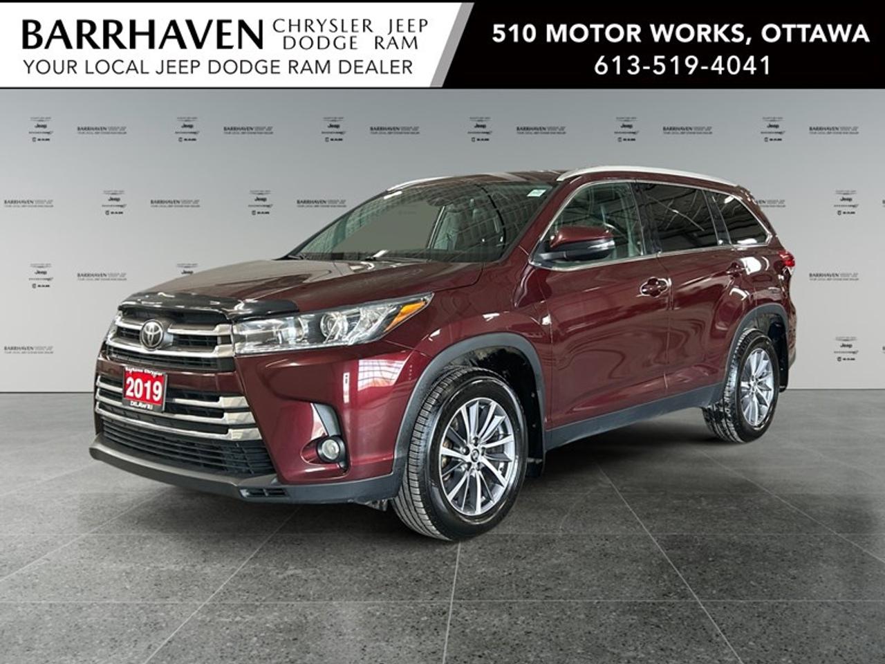 Used 2019 Toyota Highlander AWD XLE | 8-PASS for sale in Ottawa, ON