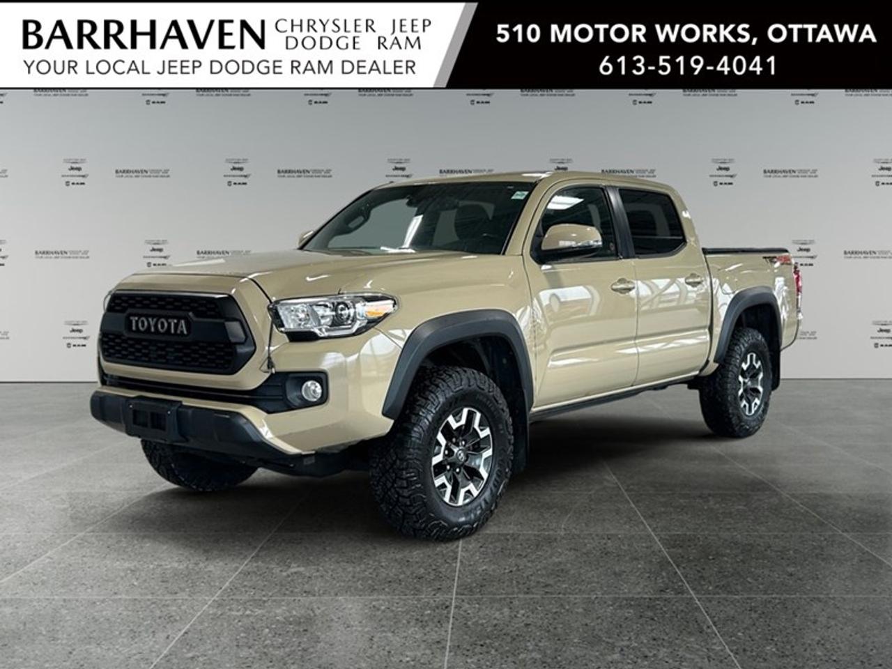 Used 2018 Toyota Tacoma 4x4 Double Cab V6 TRD Off Road | Ultra Low KM's for sale in Ottawa, ON