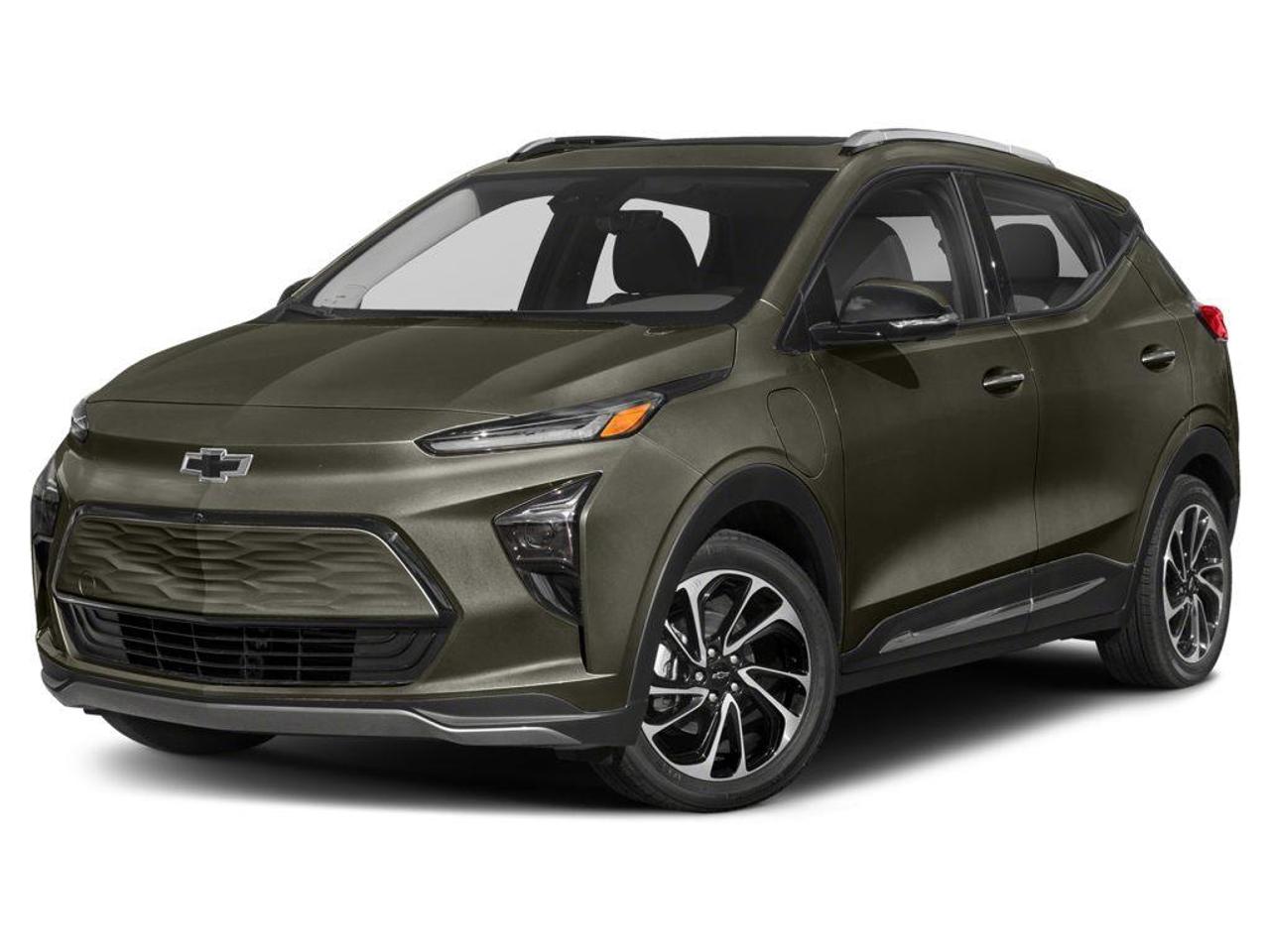 Preferred Equipment Group 2LZ | Sun & Sound Package | Super Cruise Package | Redline Edition | Charge Cord 120V and 240V Capability<br><br>2-Way Power Driver Lumbar Seat Adjuster, 4-Wheel Disc Brakes, 6-Way Manual Passenger Seat Adjuster, 7.05 Final Drive Axle Ratio, 8-Way Power Driver Seat Adjuster, ABS brakes, Air Conditioning, AM/FM radio: SiriusXM, Apple CarPlay/Android Auto, Auto High-beam Headlights, Auto-dimming Rear-View mirror, Automatic temperature control, Bose Premium 7-Speaker Audio System, Brake assist, Bumpers: body-colour, Compass, Delay-off headlights, Driver door bin, Driver vanity mirror, Dual front impact airbags, Dual front side impact airbags, Electronic Stability Control, Emergency communication system: OnStar and Chevrolet connected services capable, Enhanced Automatic Emergency Braking, Exterior Parking Camera Rear, Front anti-roll bar, Front Bucket Seats, Front License Plate Mount BC/MB/ON, Front reading lights, Front wheel independent suspension, Fully automatic headlights, Heated door mirrors, Heated front seats, Heated rear seats, Heated steering wheel, Illuminated entry, Knee airbag, Low tire pressure warning, Occupant sensing airbag, Outside temperature display, Overhead airbag, Overhead console, Panic alarm, Passenger door bin, Passenger vanity mirror, Perforated Leather-Appointed Seat Trim, Performance Ride & Handling Suspension, Power door mirrors, Power driver seat, Power Dual Panel Panoramic Sunroof w/Slide, Power steering, Power windows, Preferred Equipment Group 2LZ, Premium audio system: Chevrolet Infotainment 3 Plus, Radio: Chevrolet Infotainment 3 Plus System w/Navi, Rain sensing wipers, Rear reading lights, Rear side impact airbag, Rear window defroster, Rear window wiper, Redline Badge and Decals, Redline Edition, Remote keyless entry, Roof rack: rails only, Security system, SiriusXM Radio w/360L, Speed control, Split folding rear seat, Steering wheel mounted audio controls, Sun & Sound Package, Super Cruise, Super Cruise Package, Telescoping steering wheel, Tilt steering wheel, Traction control, Trip computer, Turn signal indicator mirrors, Variably intermittent wipers, Ventilated front seats, Wheels: 17 Gloss Black Painted Aluminum.<br><br>Silver<br>2023 Chevrolet Bolt EUV Premier<br>4D Sport Utility<br>Electric Motor 1-Speed Automatic<br>FWD