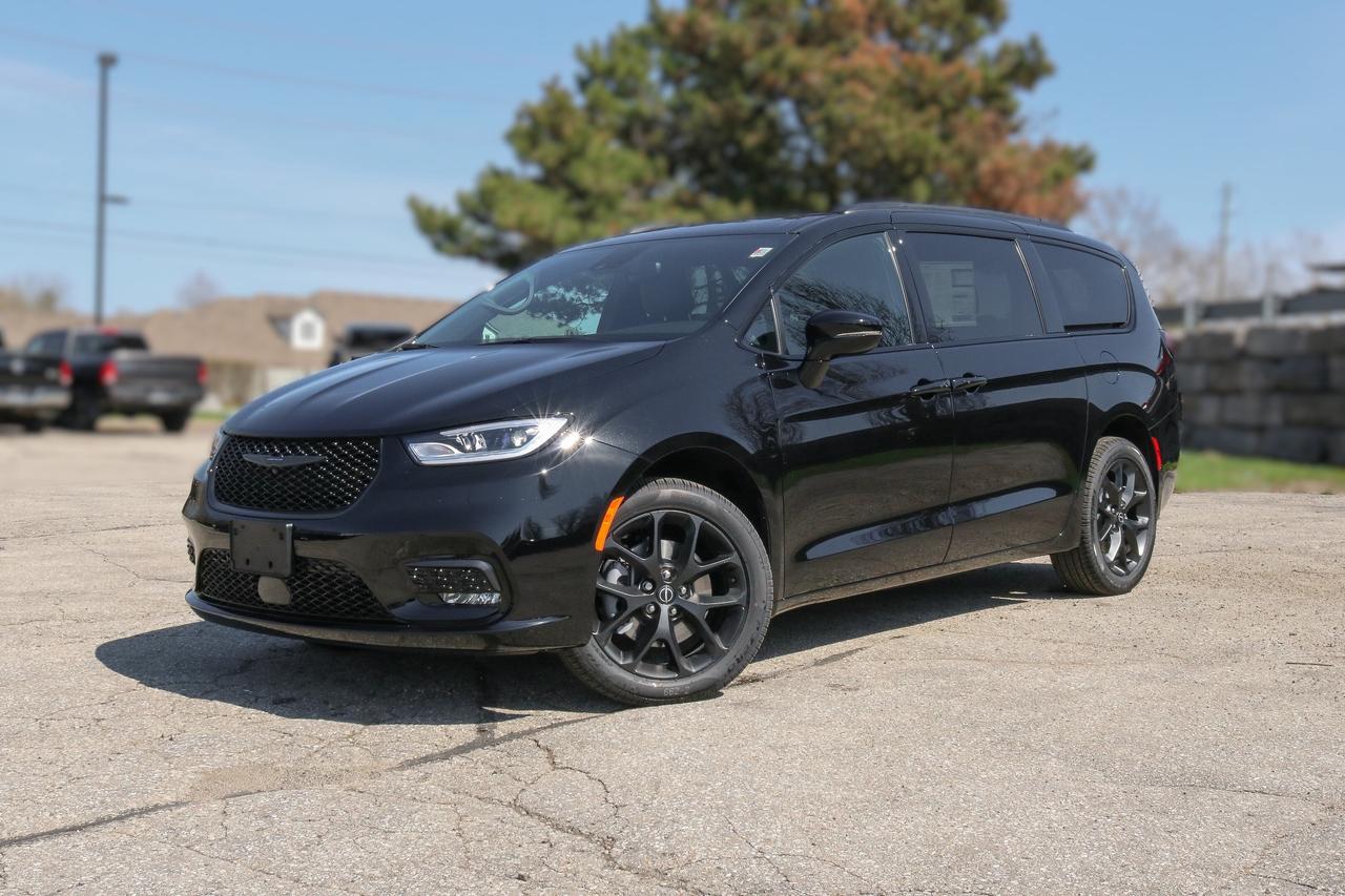 Made for modern living, our 2026 Chrysler Pacifica Select Minivan, featuring the S Appearance Package in Diamond Black Crystal Pearlcoat, offers easy connectivity, versatile storage, and everyday convenience. Motivated by a 3.6 Litre Pentastar V6 offering 287hp to a 9 Speed Automatic transmission for family-friendly performance. This All Wheel Drive minivan is also easy to handle, even with a full-house, and it scores approximately 8.4L/100km on the highway. Our Pacifica rides with distinctive design appeal from a gloss black grille, a power sunroof, black Stow n Place&reg; roof rack, LED lighting, fog lamps, power sliding side doors, a power liftgate, and bold 20-inch wheels.  Engineered for comfortable versatility, our Select cabin is at your service with the S Appearance Packages heated leatherette front seats with "S" logo on headrest, eight-way power for the driver, Stow n Go second-third rows, a heated TechnoLeather steering wheel, tri-zone automatic climate control, Super Console storage, remote start, and keyless access/ignition. A 10.1-inch touchscreen and 7-inch driver display anchor the infotainment system to support wireless Apple CarPlay&reg;, Android Auto&reg;, WiFi compatibility, Bluetooth&reg;, voice command, and a six-speaker sound system. Its a superior interior for families on the go!  Chrysler helps keep your crew safe with features such as front/rear automatic braking, adaptive cruise control, blind-spot monitoring, a rearview camera, lane-departure warning, rear cross-traffic alert, and more. Well-prepared for what comes next, our Pacifica Select awaits your call! Save this Page and Call for Availability. We Know You Will Enjoy Your Test Drive Towards Ownership!