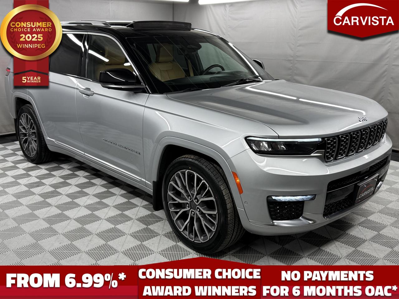 Used 2023 Jeep Grand Cherokee L Summit Reserve 4x4 - 2 SETS OF NEW WHEELS/TIRES for sale in Winnipeg, MB