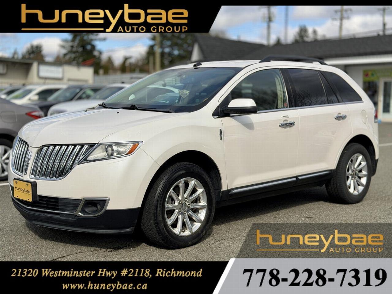 Used 2011 Lincoln MKX Wood Trim | Ambient Lighting | MyLincoln Touch | Leather | Power & Memory Seats | 2 Keys | Remote Start | Backup Camera for sale in Richmond, BC