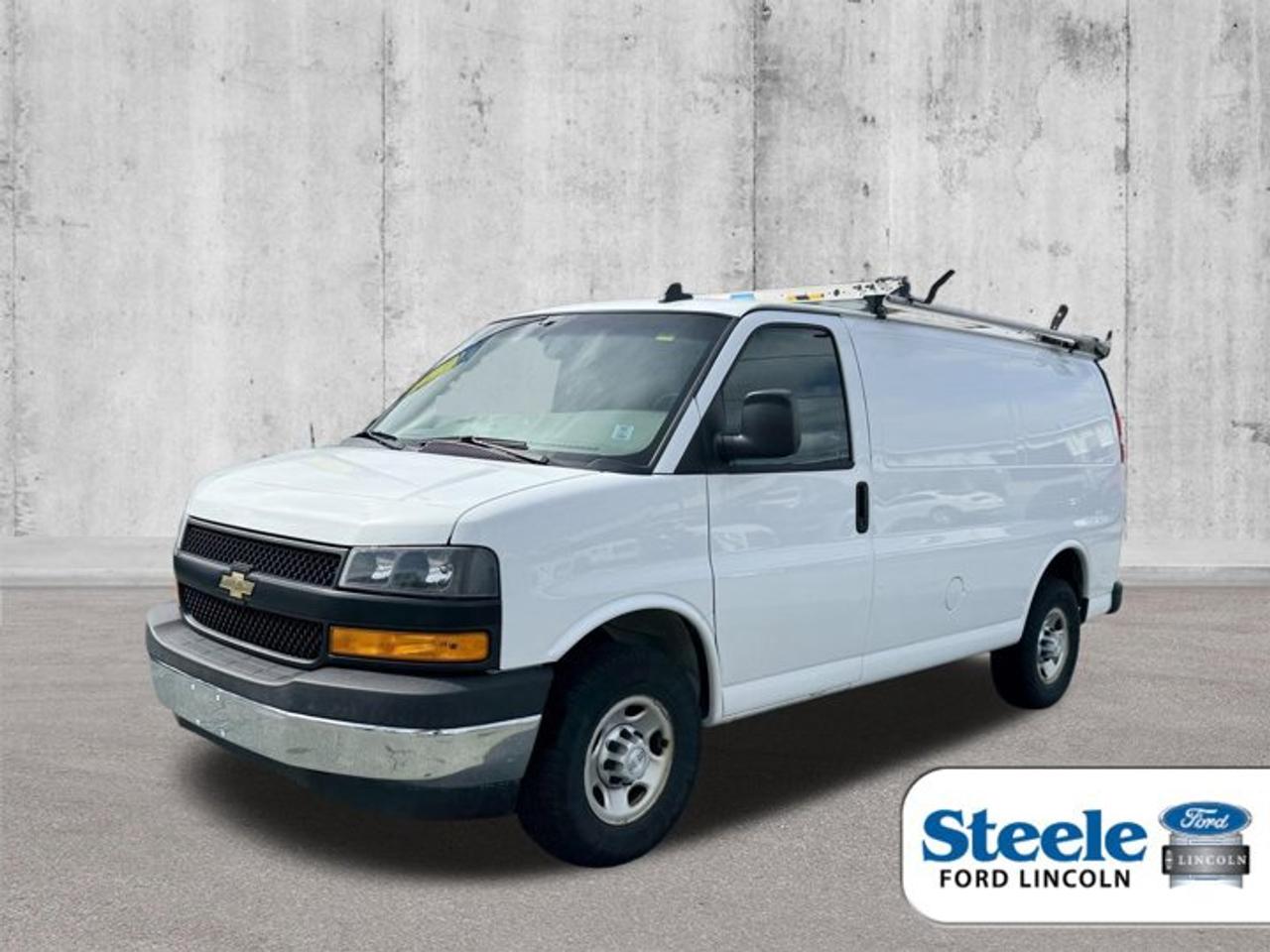 Recent Arrival!Summit White2018 Chevrolet Express 2500 Work Van CargoRWD 6-Speed Automatic HD with Electronic Overdrive 6.0L V8 SFI CNGVALUE MARKET PRICING!!.ALL CREDIT APPLICATIONS ACCEPTED! ESTABLISH OR REBUILD YOUR CREDIT HERE. APPLY AT https://steeleadvantagefinancing.com/6198 We know that you have high expectations in your car search in Halifax. So if youre in the market for a pre-owned vehicle that undergoes our exclusive inspection protocol, stop by Steele Ford Lincoln. Were confident we have the right vehicle for you. Here at Steele Ford Lincoln, we enjoy the challenge of meeting and exceeding customer expectations in all things automotive.