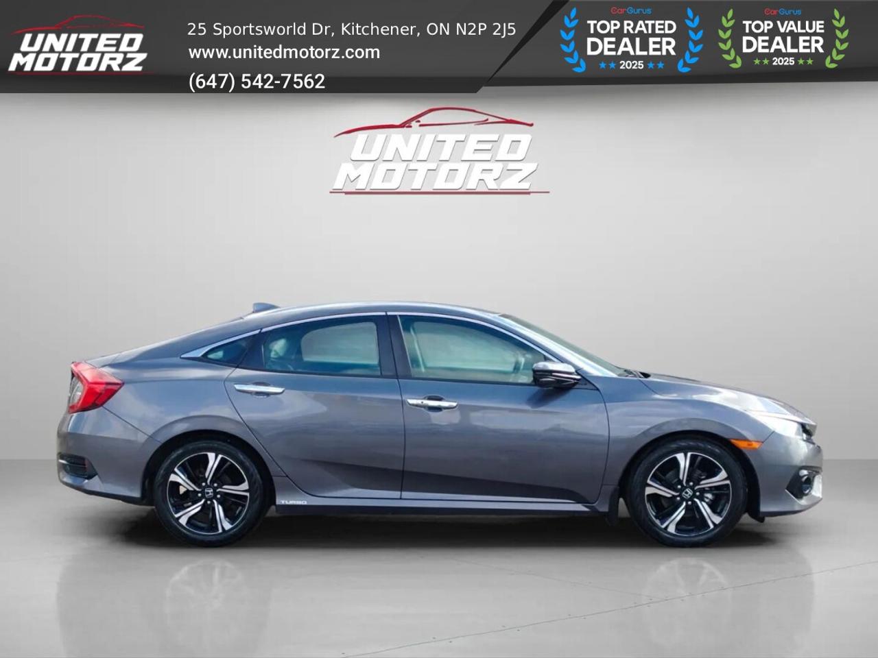 2016 Honda Civic Touring Honda Sens Pkg.~SAFETY CERTIFIED~16 Servic Photo