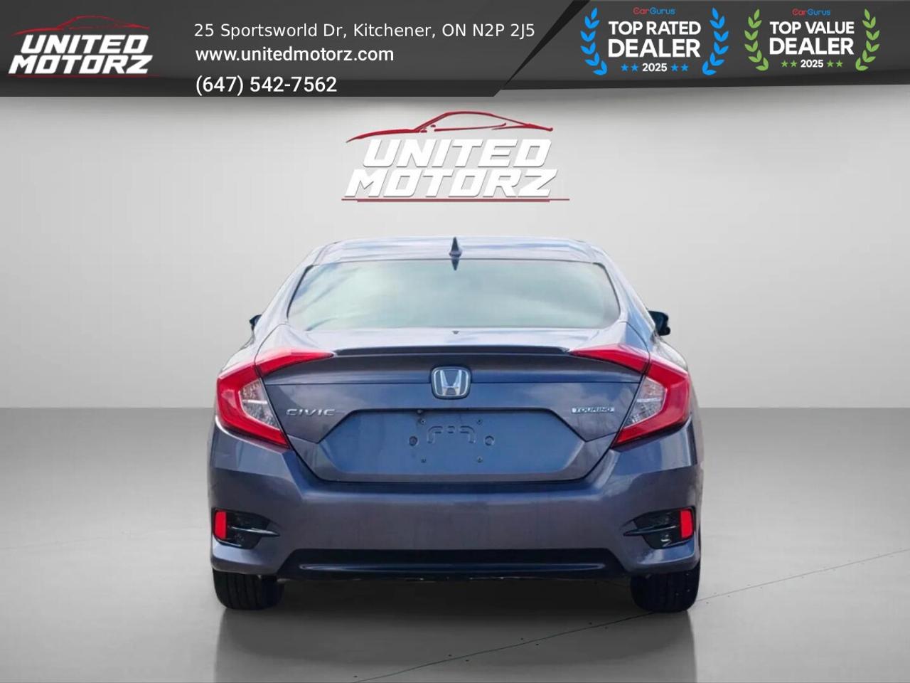 2016 Honda Civic Touring Honda Sens Pkg.~SAFETY CERTIFIED~16 Servic Photo