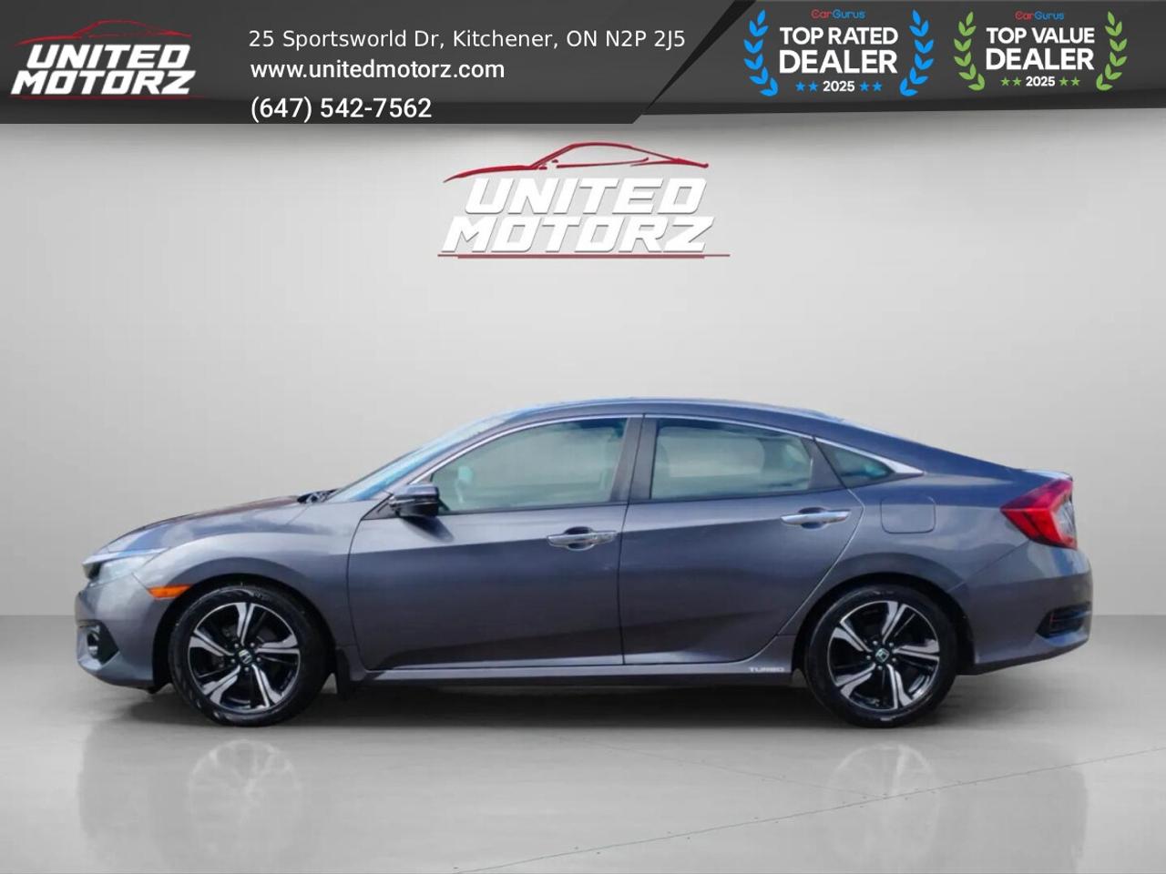 2016 Honda Civic Touring Honda Sens Pkg.~SAFETY CERTIFIED~16 Servic Photo