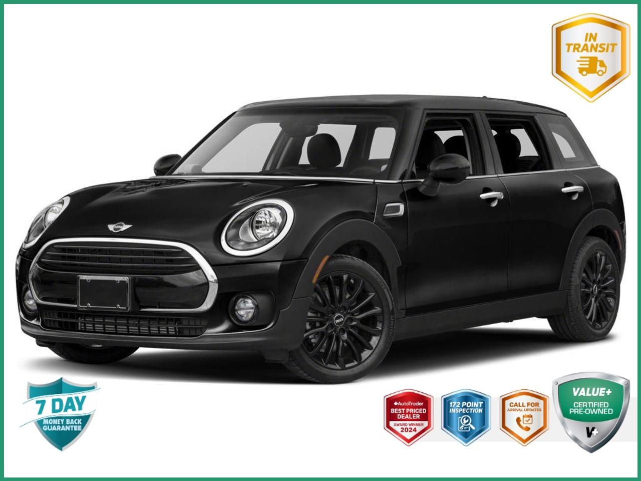 2018 MINI Cooper Clubman Cooper MIDNIGHT BLACK METALLIC|CARBON BLACK LEATHERETTE| 8-SPEED A/T|SIGNATURE PKG F54 Photo0