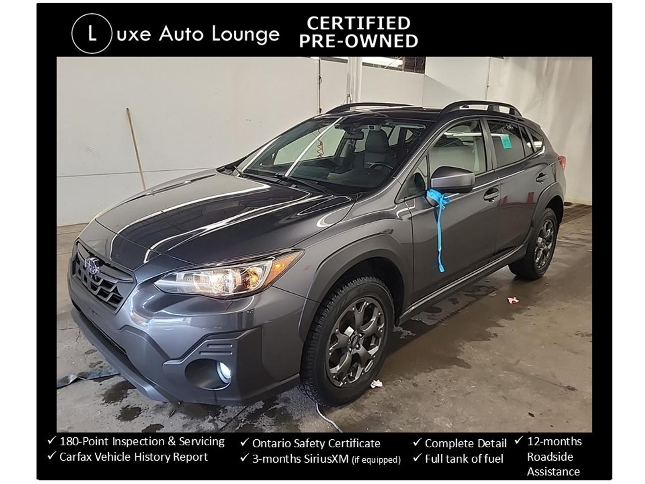 2021 Subaru Crosstrek Outdoor-MINT!! 64K! LEATHER-HEATED SEATS & STR WHL