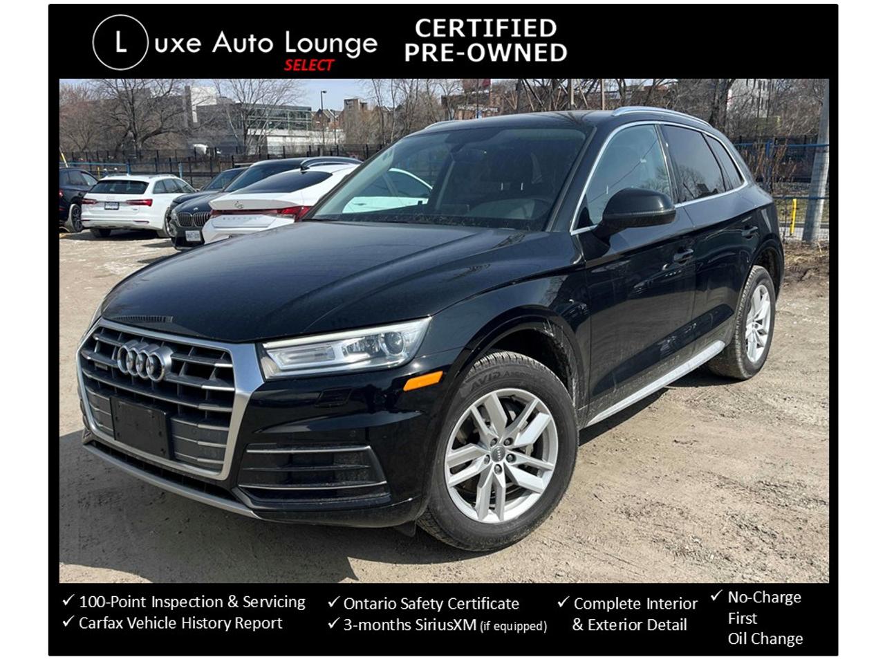 2019 Audi Q5 Komfort - LOW KM, LEATHER-HEATED SEATS & STR WHL!!