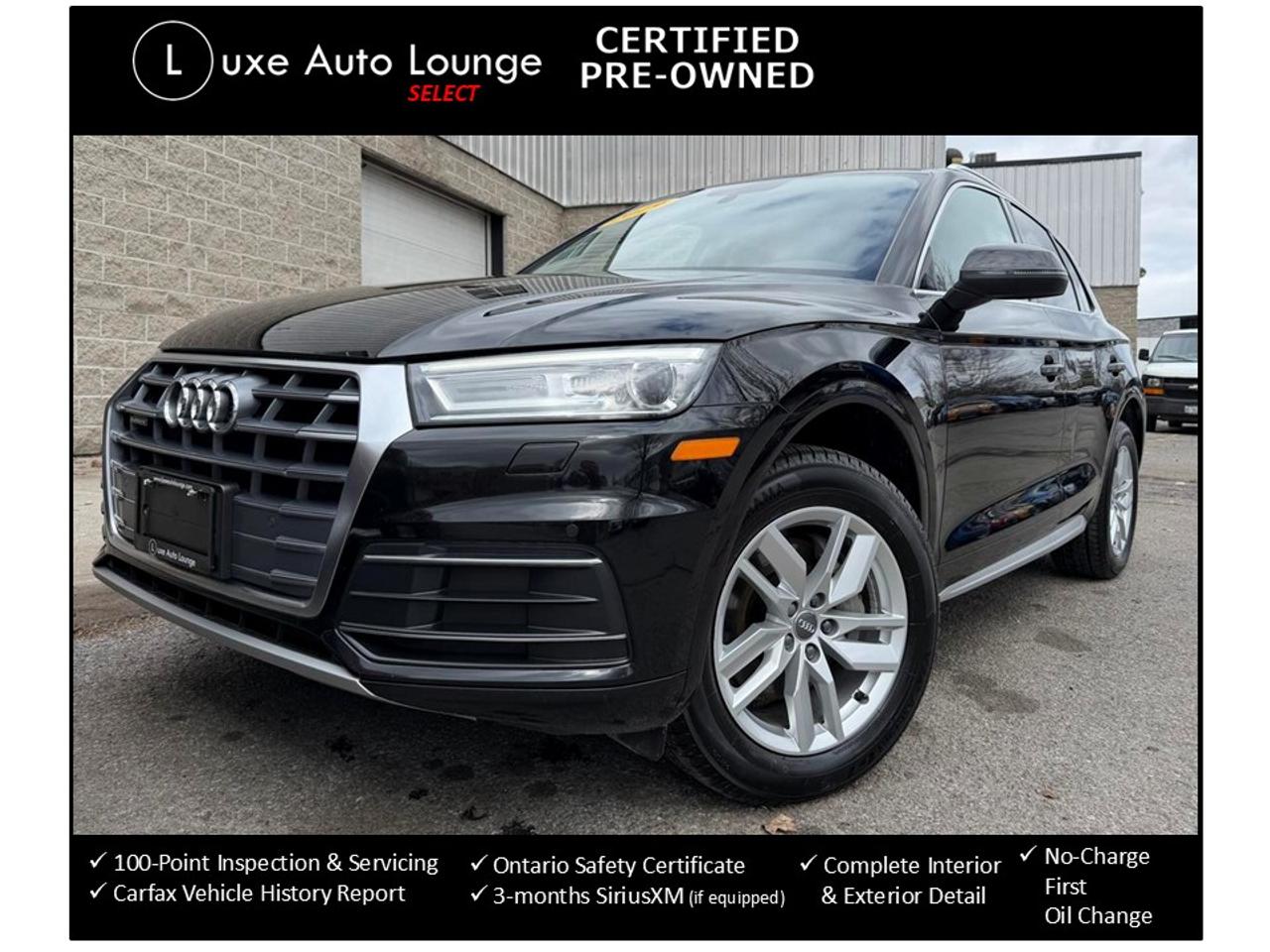 2019 Audi Q5 Komfort - LOW KM, LEATHER-HEATED SEATS & STR WHL!!