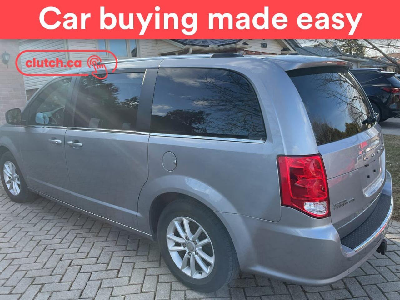 NO ACCIDENTS / CLEAN CARFAX / 1 OWNER / Power Tailgate/Hatch, Power Sliding Doors, Auto Dimming Rearview Mirror and more!<br> <br>Clutch is the largest online used car retailer in Canada, delivering a seamless, hassle-free car-buying experience to drivers everywhere. Shop thousands of used cars online, get the right one delivered to your door, and enjoy peace of mind with our 10-Day Money-Back Guarantee. How sweet is that? To learn more, visit clutch.ca.<br> <br>The top features for this car include:<br> <br>Brake Assist<br>Power Tailgate/Hatch<br>Power Sliding Doors<br>Auto Dimming Rearview Mirror<br>Front Heated Seats<br>Climate Control<br>Dual Zone Front Climate Control<br>Rear Climate Control<br>Bluetooth Music<br>Touchscreen Display<br>Rear Entertainment System<br>GPS Navigation<br>Cruise Control<br>Integrated Garage Door Opener<br>12V Outlet<br>Hands Free Device Connectivity<br>USB Input<br>Keyless Entry<br>Keyfob Remote Start<br>Heated Steering Wheel<br>Hill Assistance<br>Rear View Camera<br>Rear Parking Sensors<br>Power Driver Seat<br>Ambient Lighting<br> <br>Seamless home delivery - Delivery to your door in a matter of days. Available on select packages.<br> <br>Try it out for 10 days - If you do not like it, we will take it back. <br> <br>Quality assured - All cars go through our rigorous 210-point inspection and reconditioning process.<br> <br>Peace of mind - Warranty and protection plans available.<br> <br>Haggle-free - No haggling or hard sells.<br> <br>100% Transparency - Full inspection reports on every car, including high-res photography and a free Carfax report.<br> <br>Listed price is for cash purchase only and does not include taxes, Shipping Fees (if applicable), Delivery Fees (if applicable), government licensing fees.<br> <br>Previous Provincial Registrations:<br>Ontario<br> <br>Stock # 95069