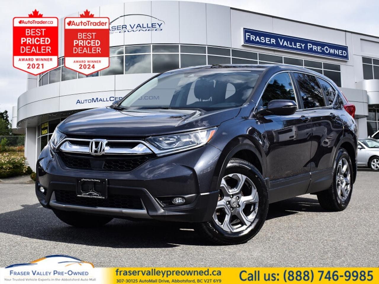 Used 2019 Honda CR-V EX-L AWD  - Sunroof -  Leather Seats - $120.07 /Wk for sale in Abbotsford, BC
