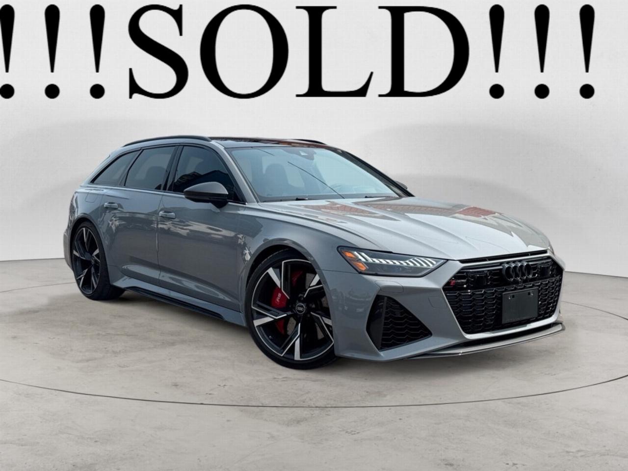 Used 2021 Audi RS 6 !!!SOLD!!!! Avant 4.0 TFSI quattro| CARBON OPTICS PKG & EXECUTIVE PKG | for sale in Winnipeg, MB