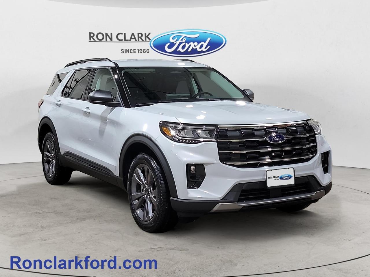Experience the perfect balance of capability, comfort, and modern design with this Ford Explorer Active 4WD, finished in stunning Space White Metallic and paired with a refined Dark Space Grey interior. Built to handle both your daily commute and weekend adventures, this SUV delivers confidence in every drive.Under the hood, the responsive 2.3L EcoBoost engine is paired with a smooth-shifting 10-speed automatic transmission, offering an excellent blend of power and efficiency. With intelligent 4WD, you’ll be ready to take on changing road conditions with ease—whether it’s rain, snow, or rough terrain.Inside, the 200A Equipment Group provides a well-appointed cabin designed around comfort and convenience. The Active Comfort Package enhances your driving experience with thoughtful features that make every trip more enjoyable, from supportive seating to smart climate and convenience.With its bold styling, versatile capability, and focus on everyday comfort, this Ford Explorer Active is the ideal SUV for families and individuals alike who want to go further in style.Come to the dealer you can trust.60 years and counting Ron Clark Ford & Jayco RV is known for great value and being best in customer service! We serve and deliver all over Ontario including destinations such as Wyoming, Petrolia, Sarnia, London, Guelph, Kitchener-Waterloo, Hamilton, GTA, Ottawa & Chatham-Kent. Call or visit us at RON CLARK FORD & JAYCO RV to view and test drive today! RON CLARK FORD where else!!