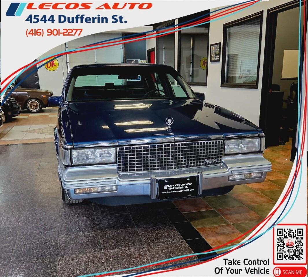 1987 Cadillac DeVille Clean CarFax/Low KMs/No Rust Photo0