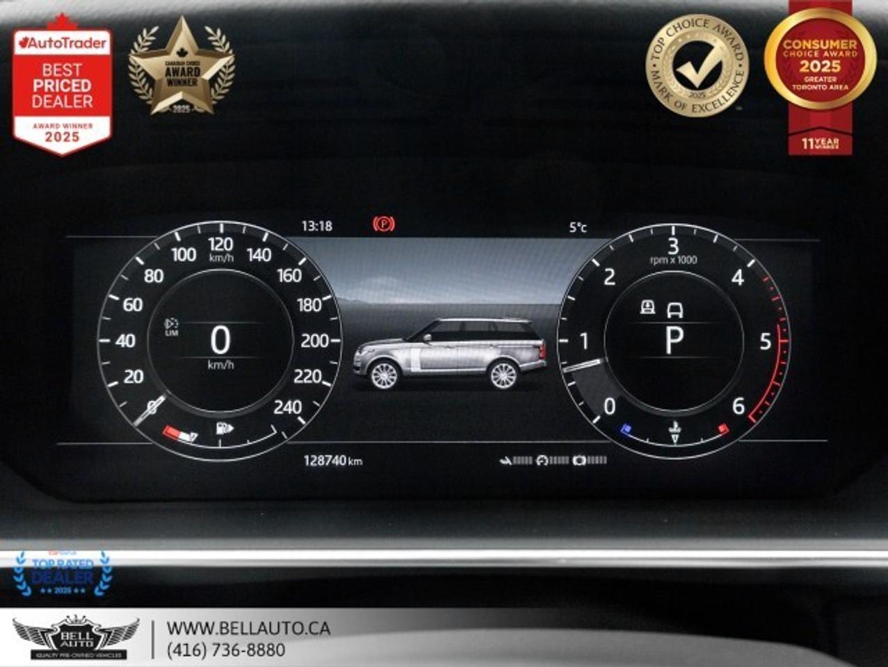 2019 Land Rover Range Rover HSE   NAVI   B.CAM   PANO   MERIDIAN   WDTRIM   22 Photo