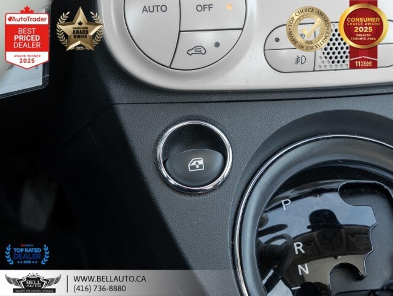 2014 Fiat 500 Lounge   SUNROOF   LTHR   HTDSEATS   CDPLAYER   NO Photo